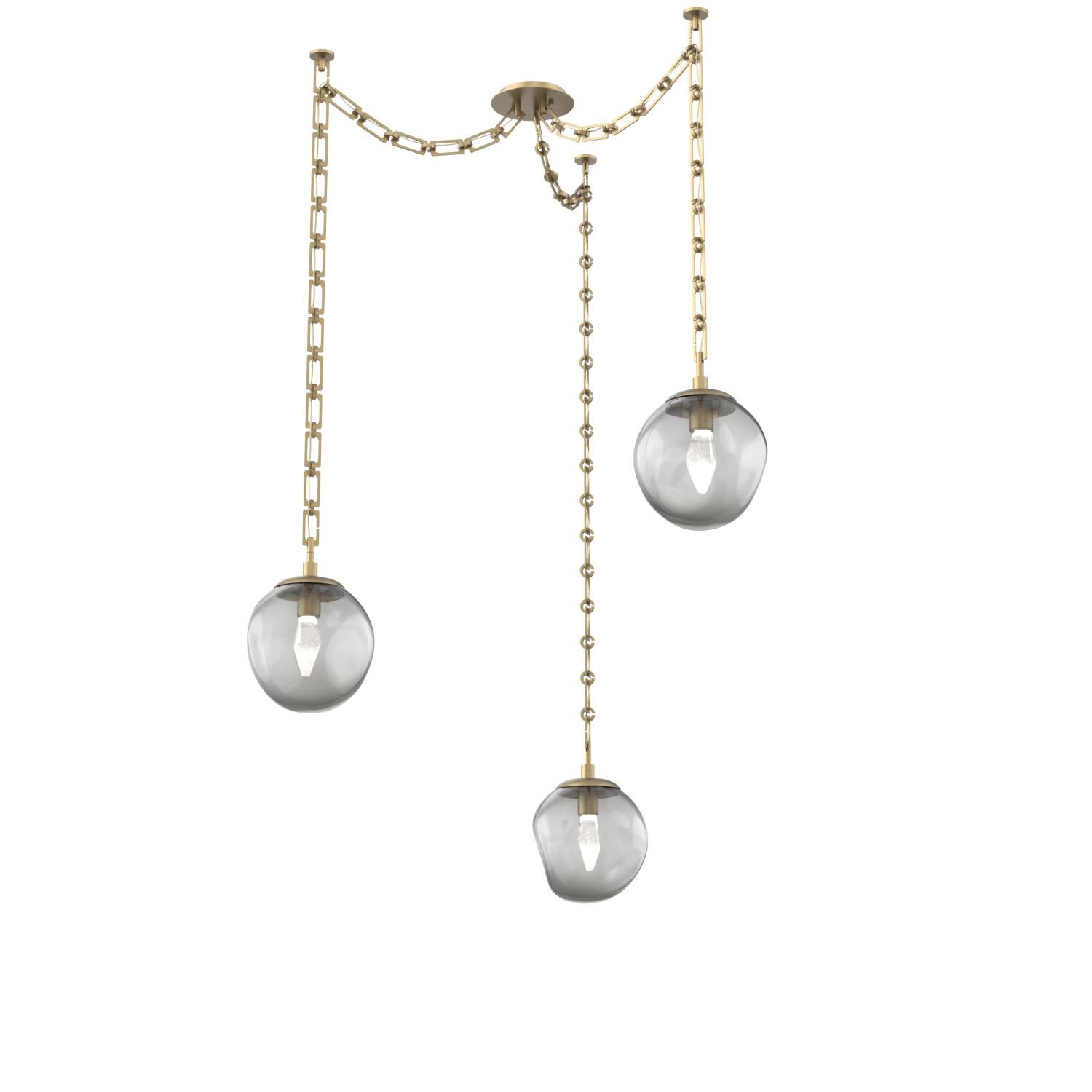 Levi Wilson Aster 19 Inch Multi Pendant Light by Hammerton Studio