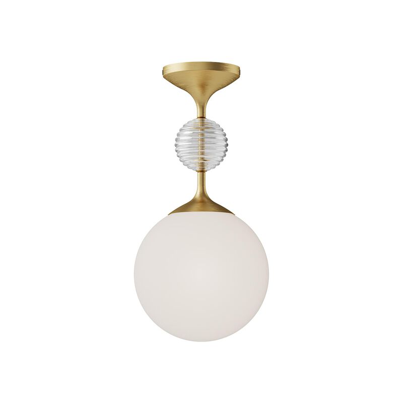 Celia 8 Inch Semi Flush Mount by Alora Mood