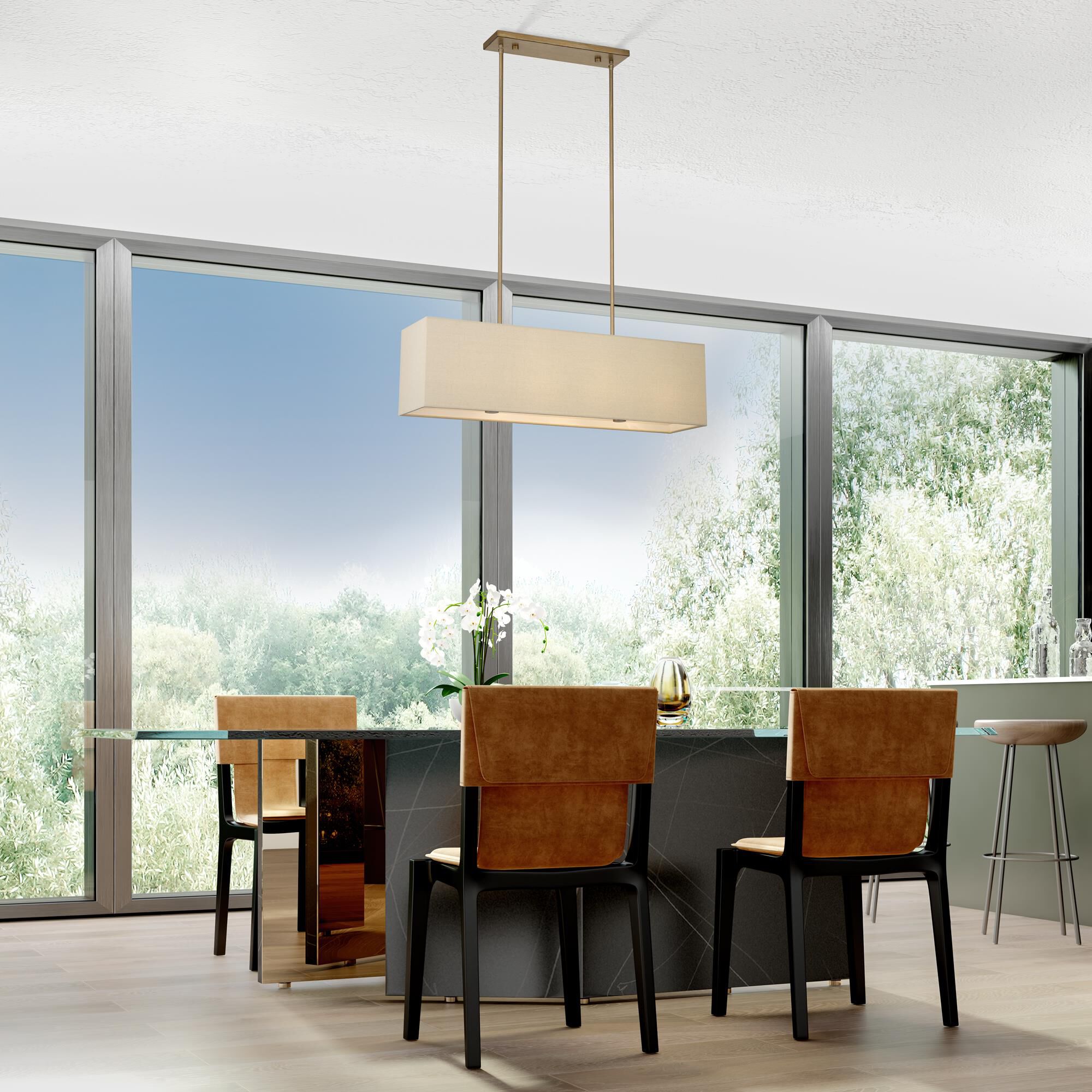 Summit 36 Inch Linear Suspension Light by Livex Lighting