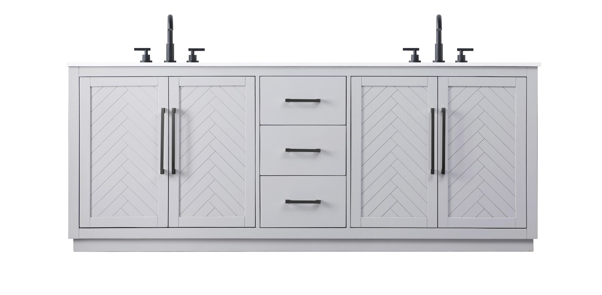 Shown in Grey finish