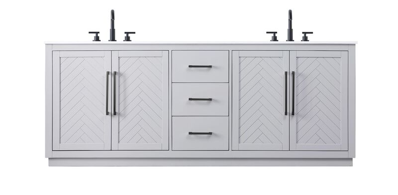Chase 84 Inch Bath Vanity by Elegant Dcor