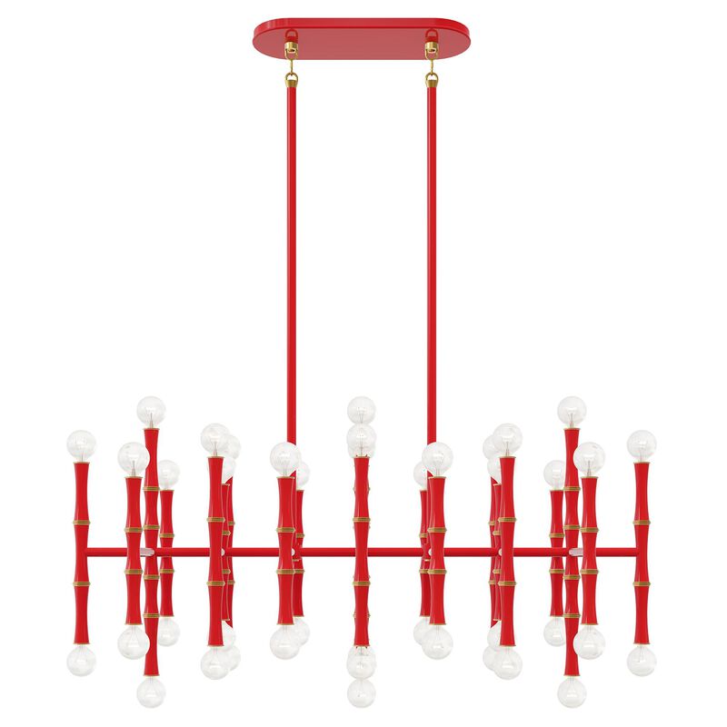 Kane 38 Inch Chandelier by Robert Abbey