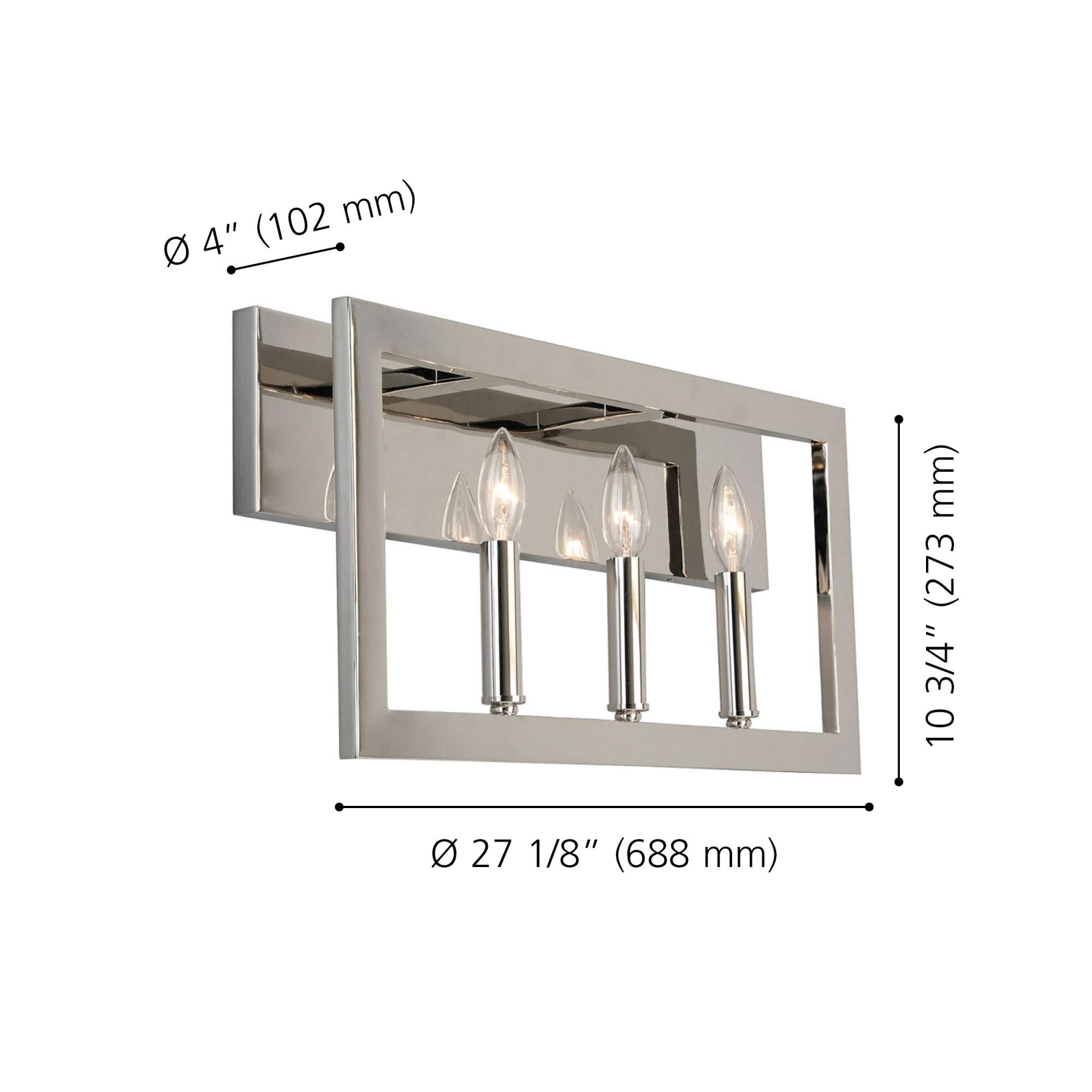 Shown in Satin Nickel finish