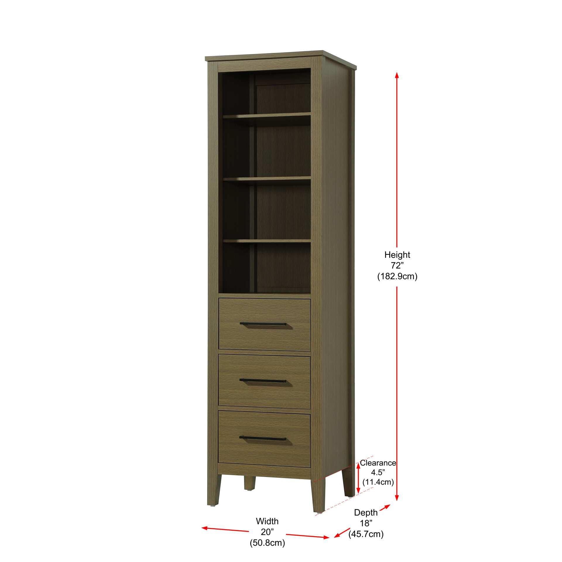 Shown in Chestnut Brown finish