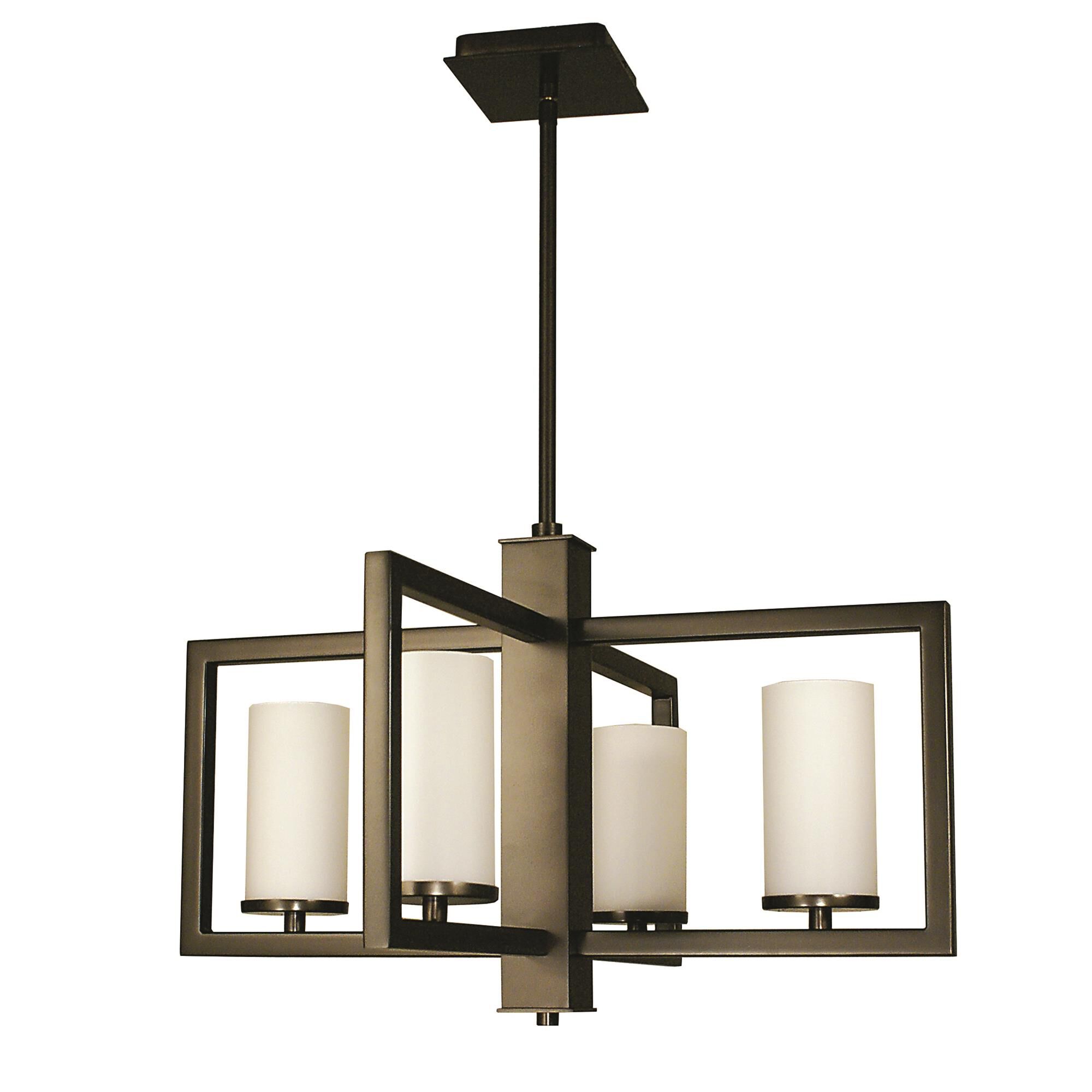 Shown with White Frosted Glass Cylinder shade