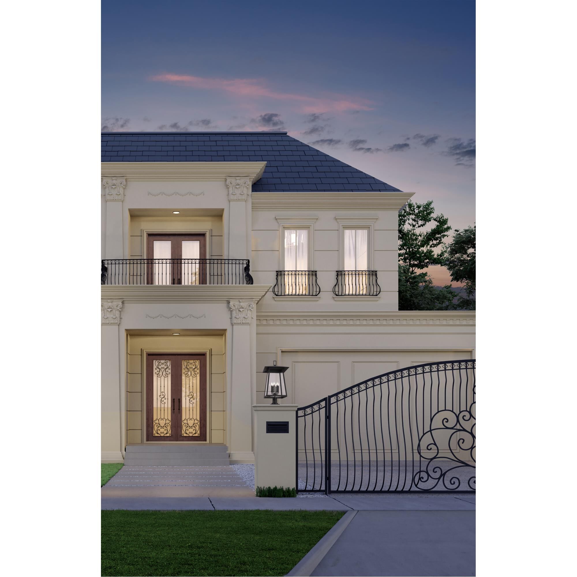 Rainer 36 Inch Outdoor Pier Lamp by Z Lite