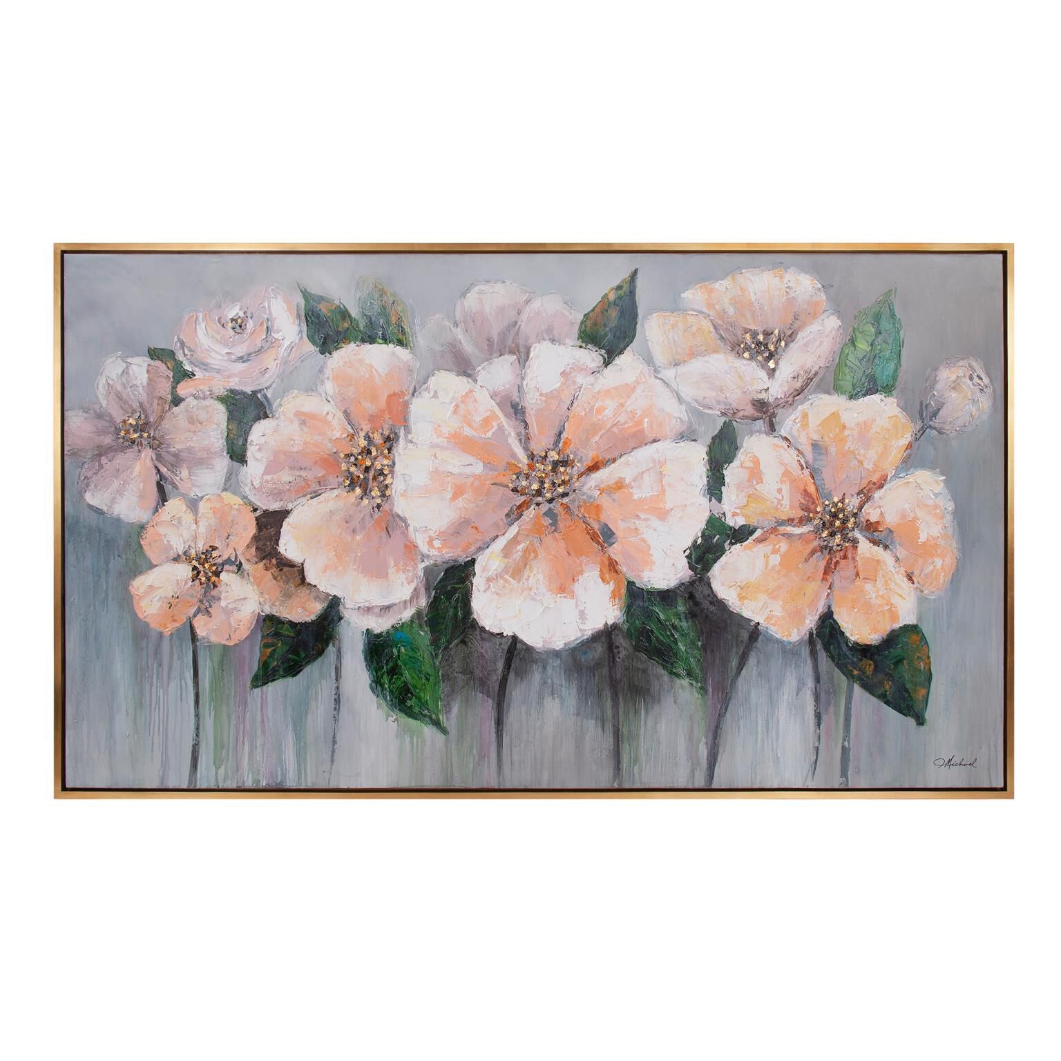 French Blush Anemone Bouquet Painting by Howard Elliott Collection