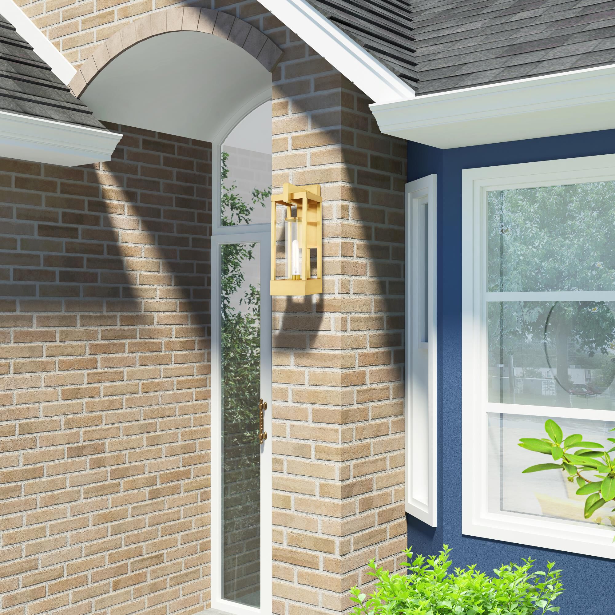 Livex Lighting Delancey 20 Inch Tall Outdoor Wall Light