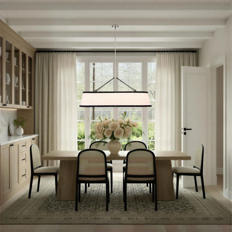 Callahan Medium Linear Chandelier by Crystorama