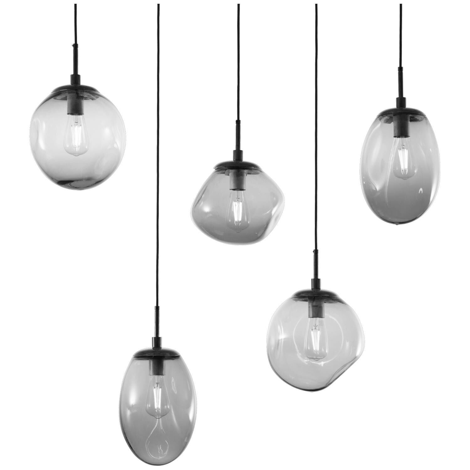 Levi Wilson Nebula 42 Inch 5 Light Linear Suspension Light by Hammerton Studio