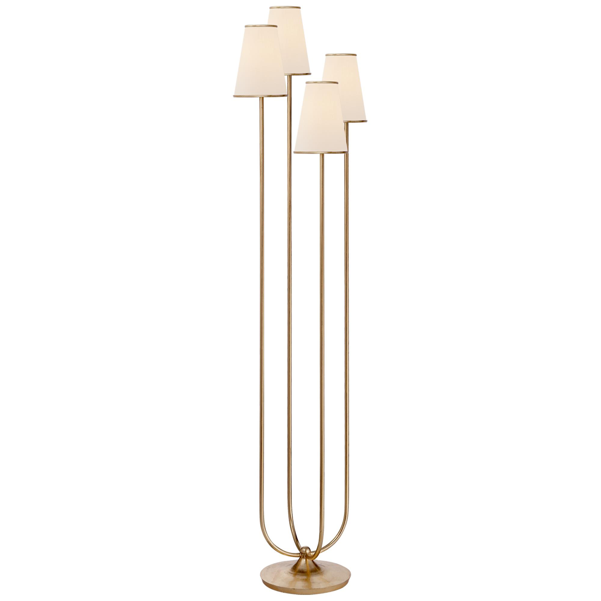 Shown in Gild finish and Linen shade