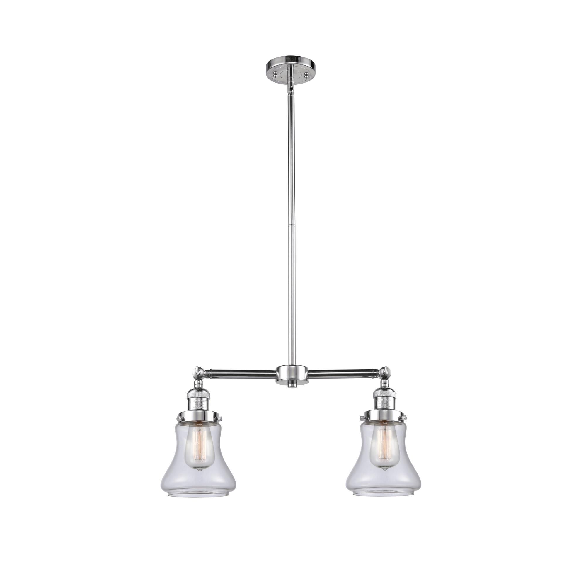 Bruno Marashlian Bellmont 21 Inch 2 Light Mini Chandelier by Innovations Lighting