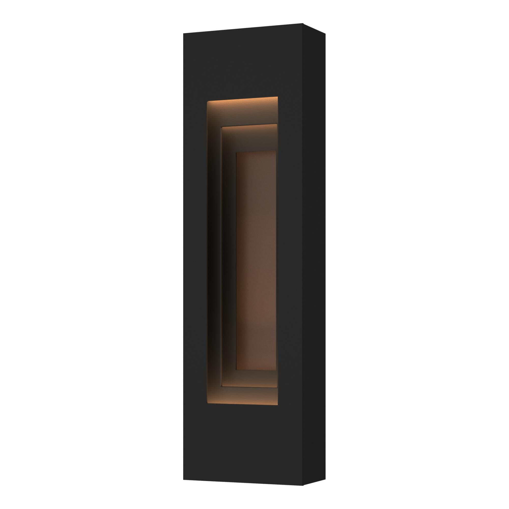 Shown in Coastal Black finish and Coastal Bronze Aluminum shade