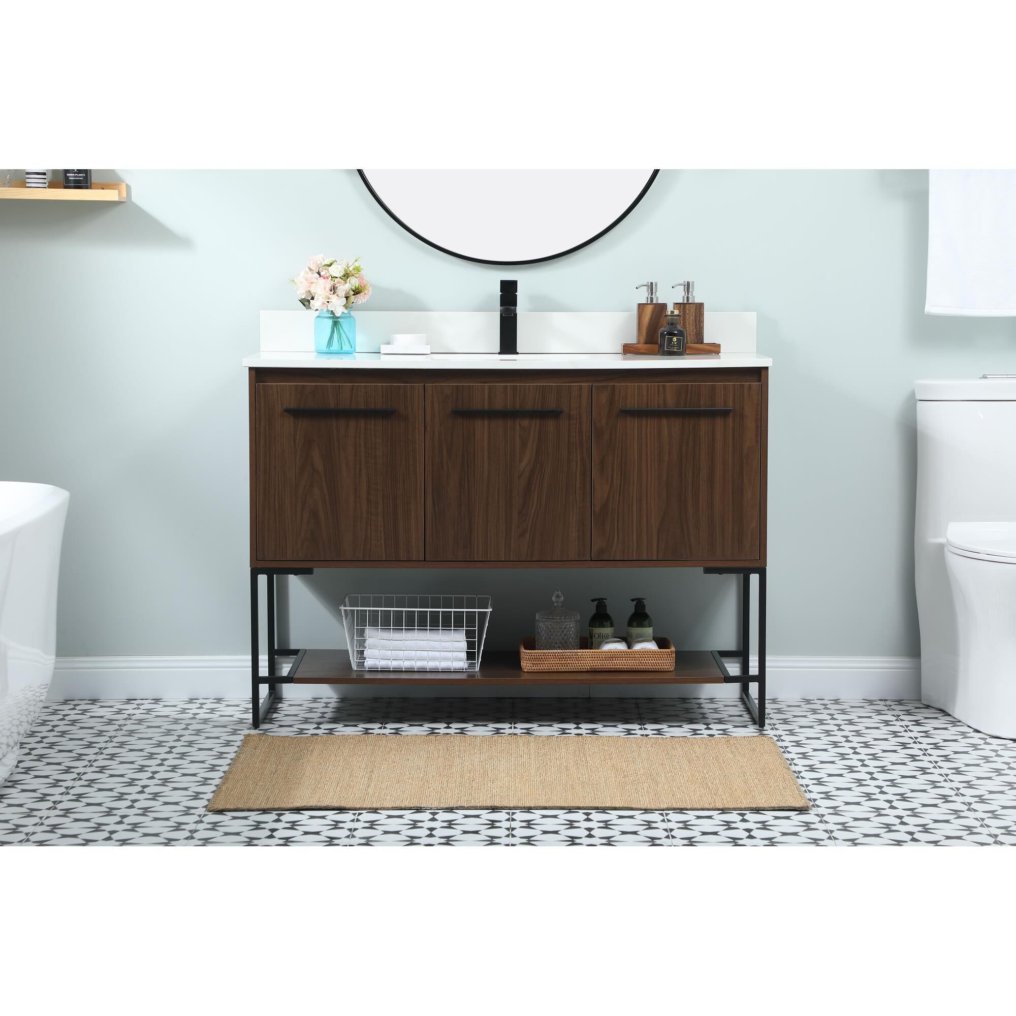 Shown in Walnut finish