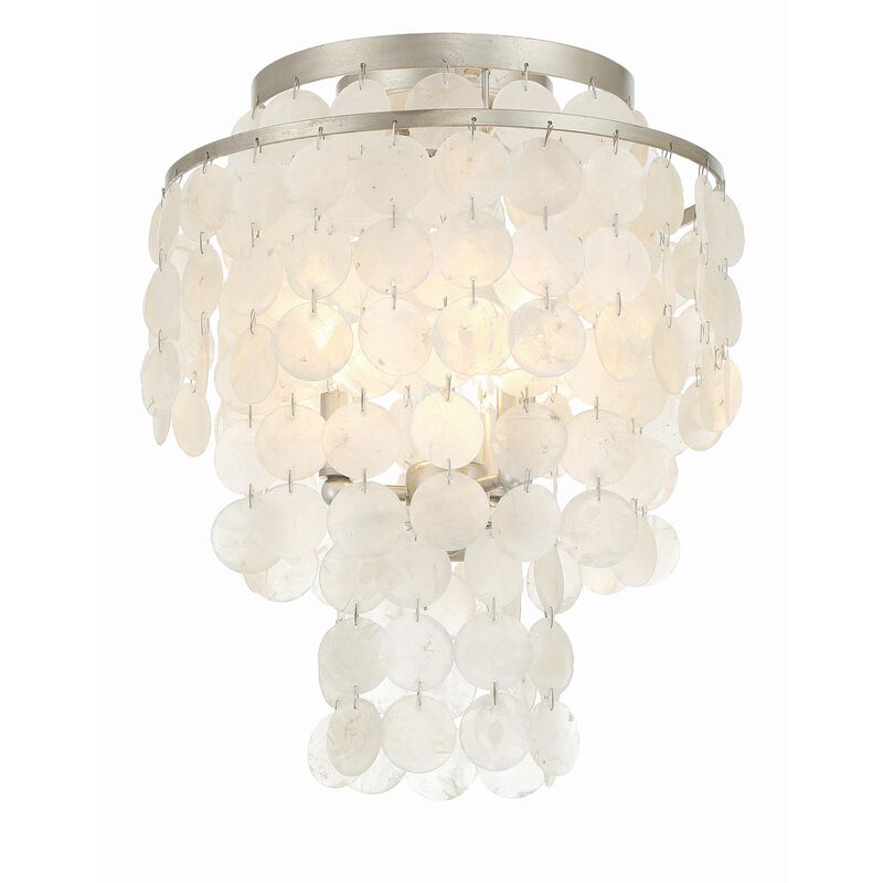 Brielle 13 Inch 3 Light Flush Mount by Crystorama
