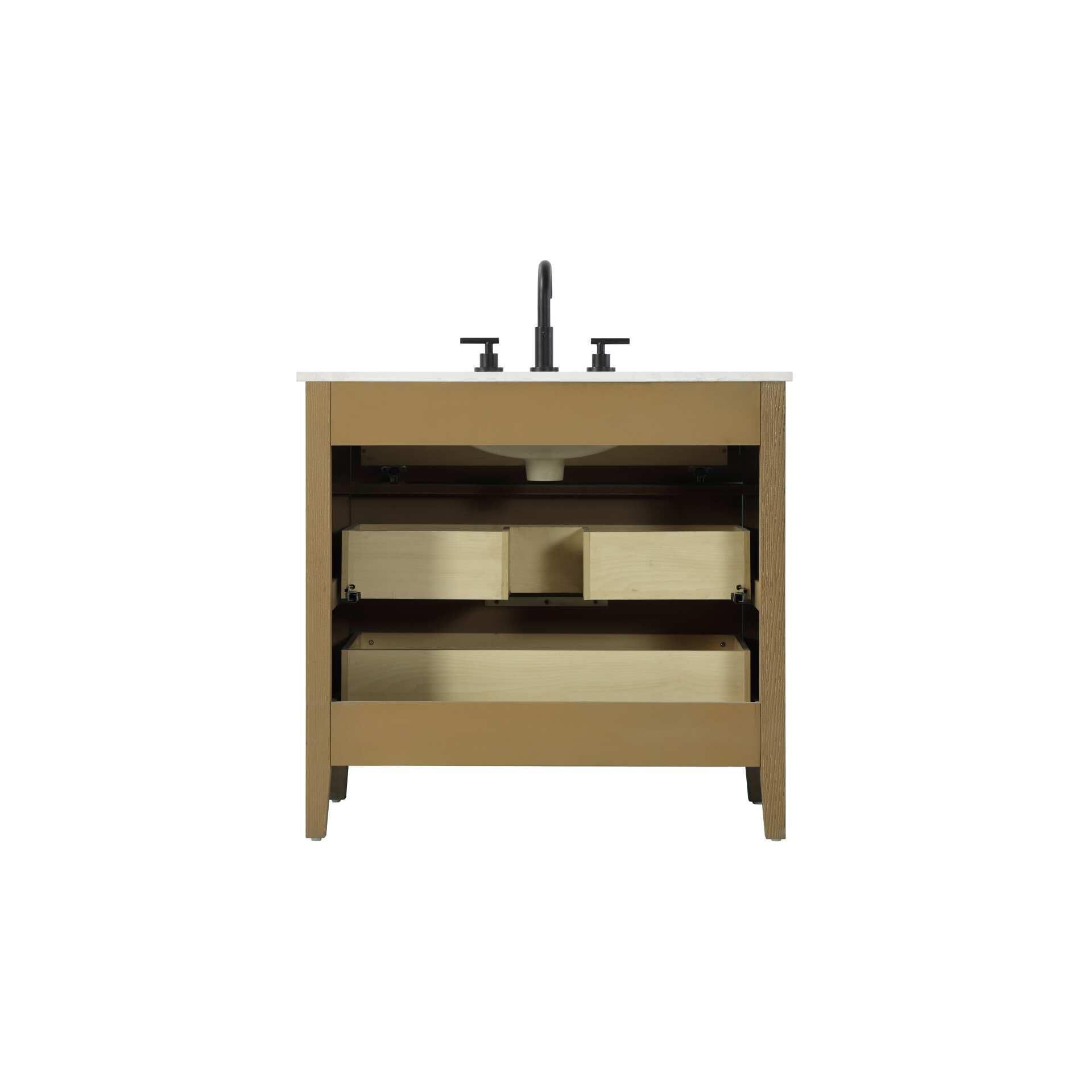 Langston 36 Inch Bath Vanity by Elegant Decor