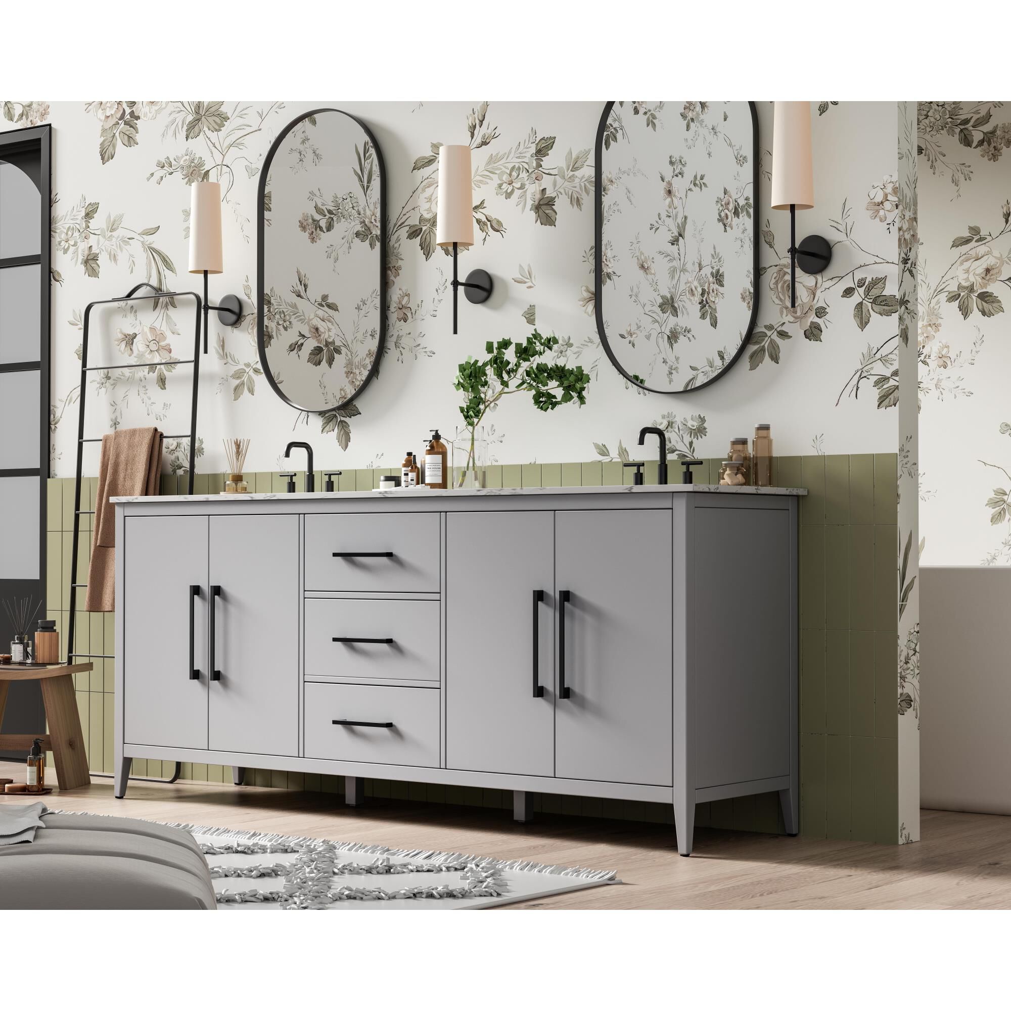 Millie 84 Inch Bath Vanity by Elegant Dcor