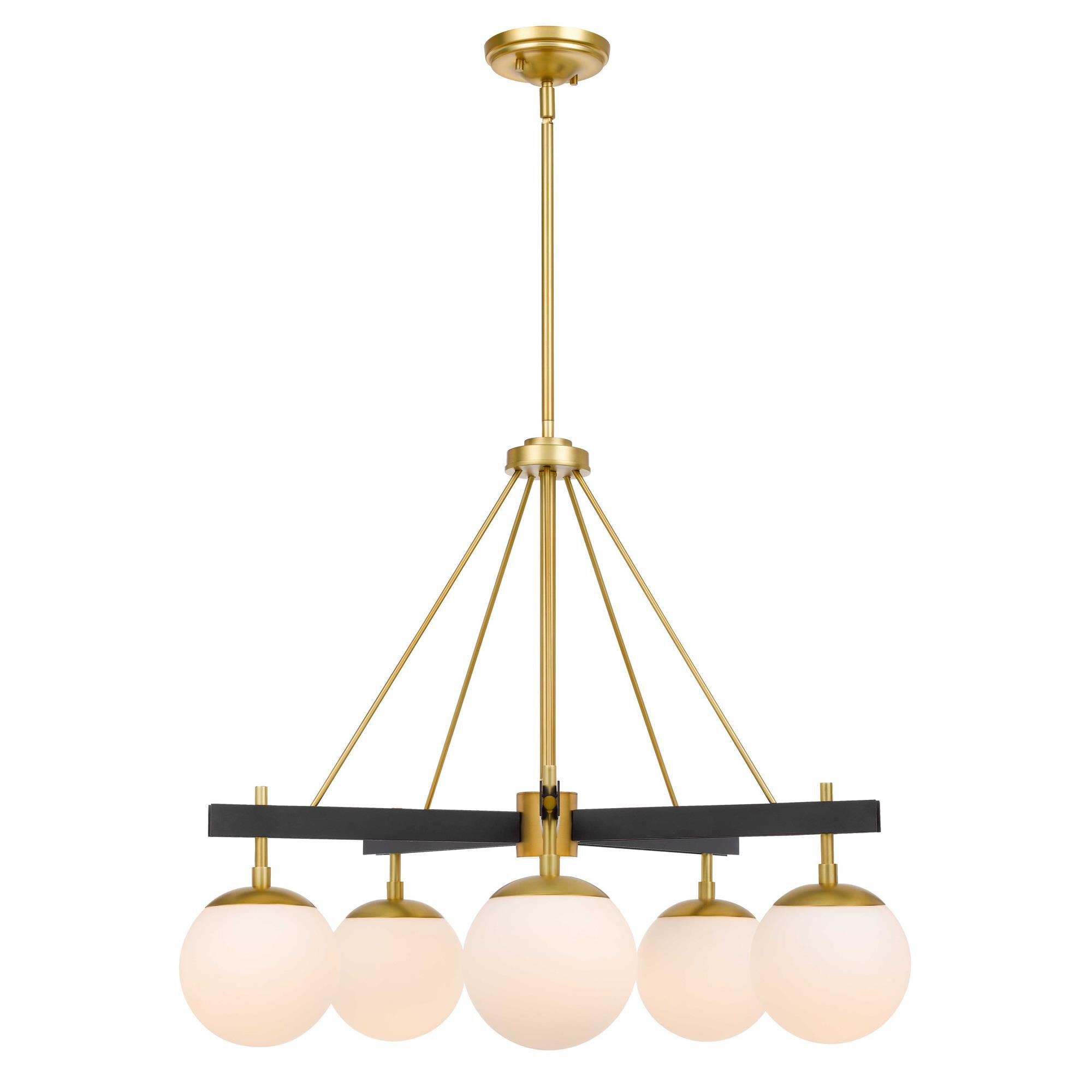 Allie 28 Inch 5 Light Chandelier by Varaluz