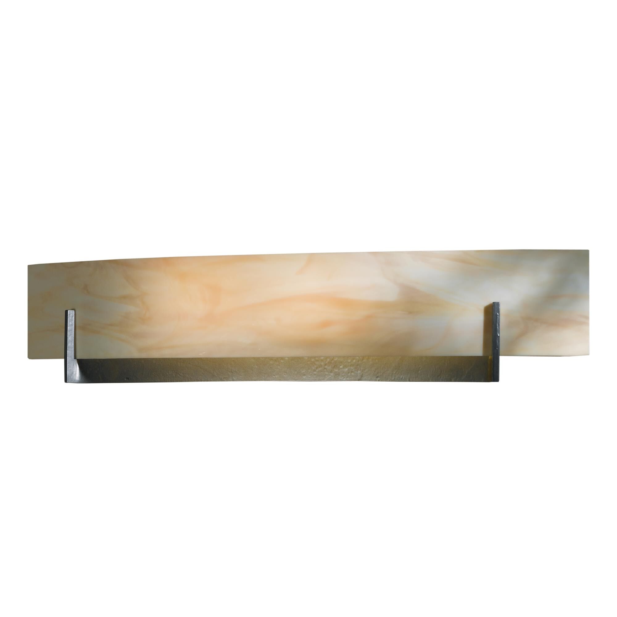 Shown in Dark Smoke finish and Amber Swirl  glass