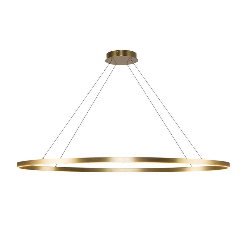 Ovale 28 Inch Linear Suspension Light Kuzco Lighting