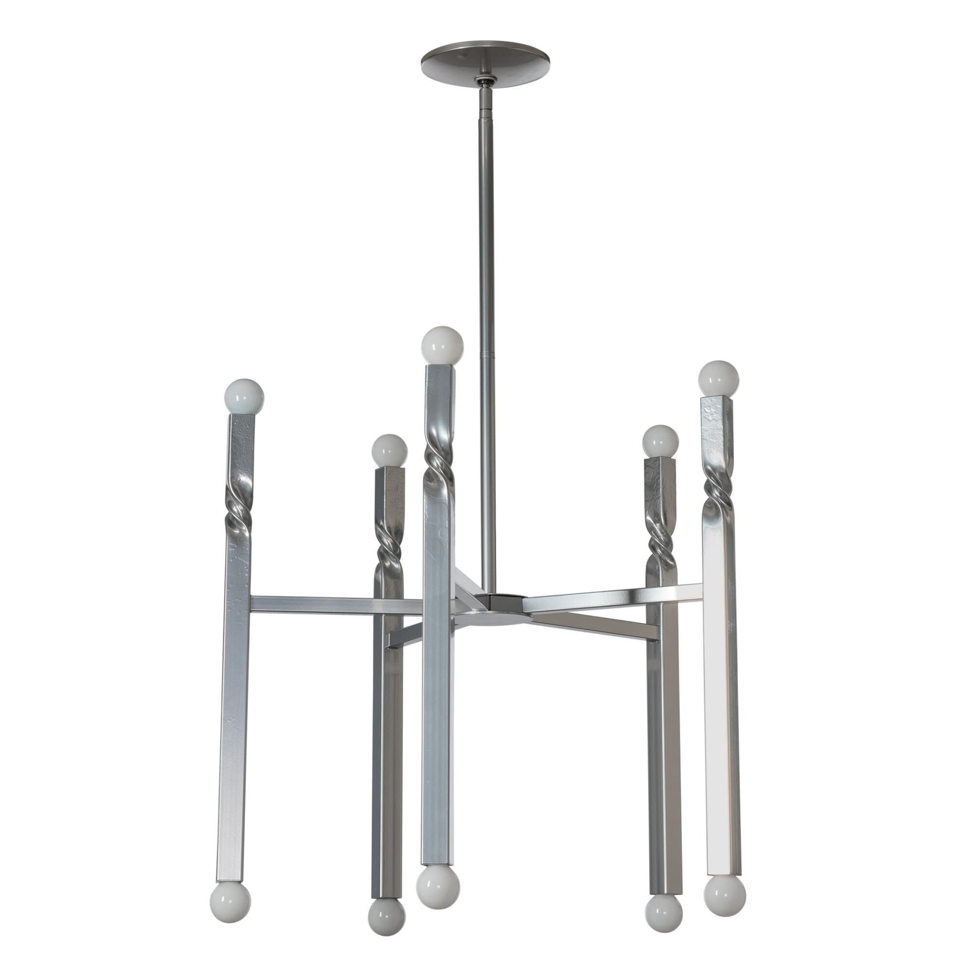 Helix 25 Inch 10 Light Chandelier by Hubbardton Forge