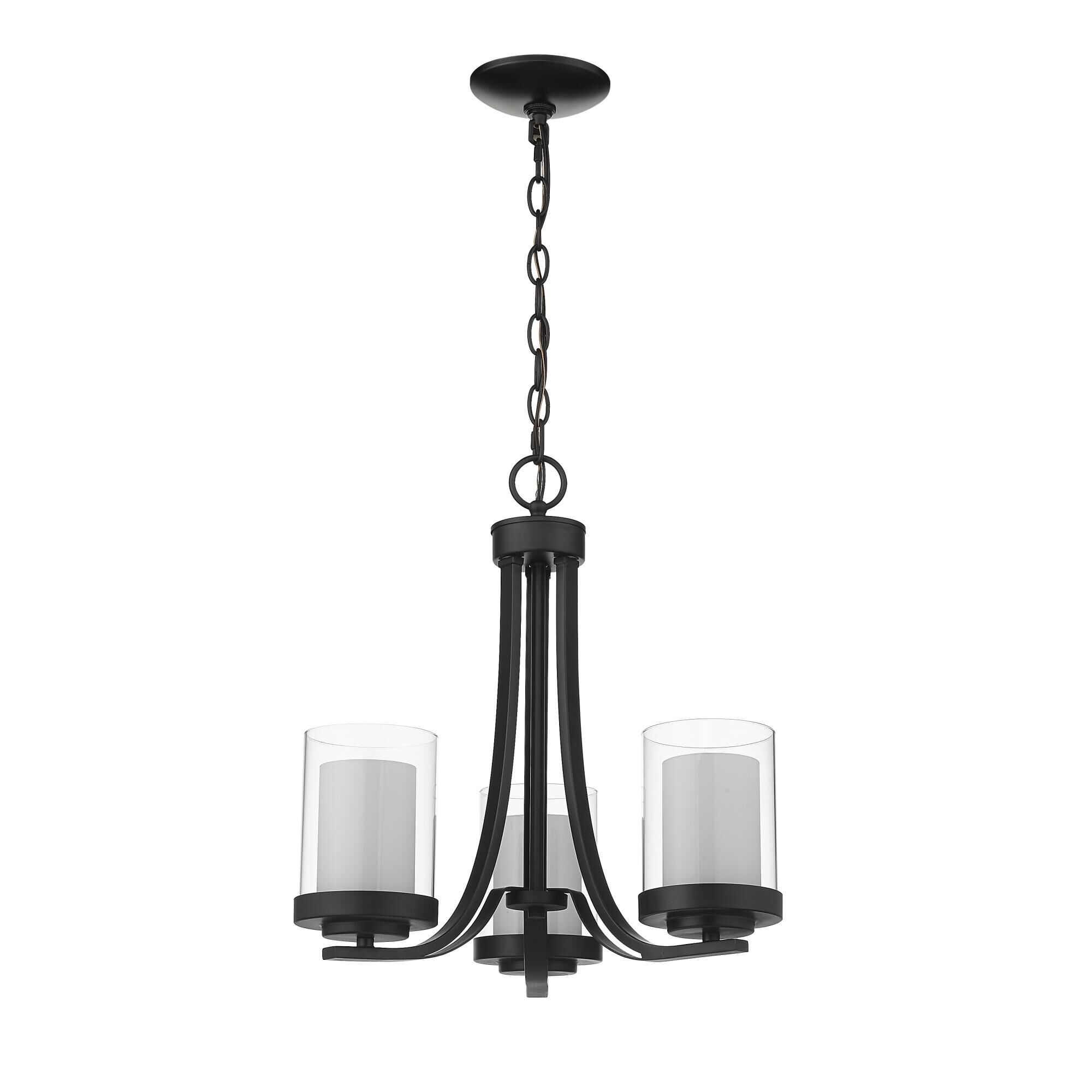 Willow 16 Inch 3 Light Mini Chandelier by Z-Lite