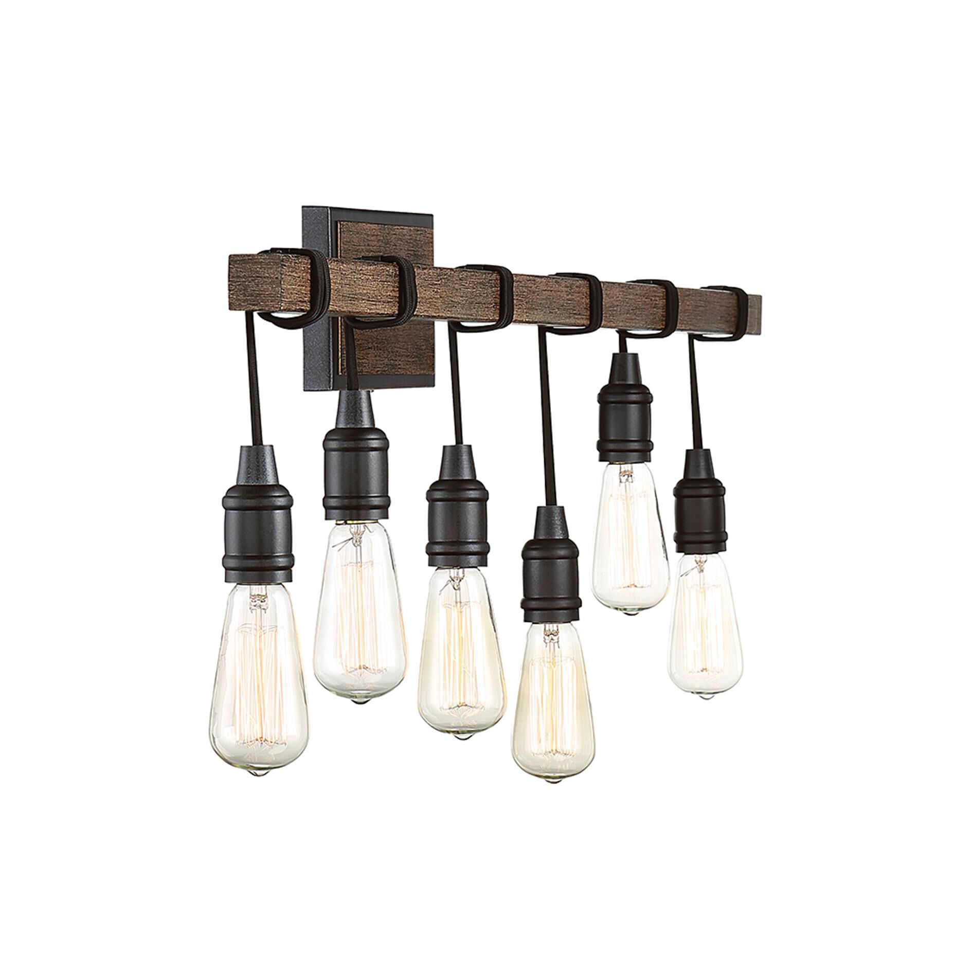 Burgess 39 Inch 6 Light Bath Vanity Light by Savoy House