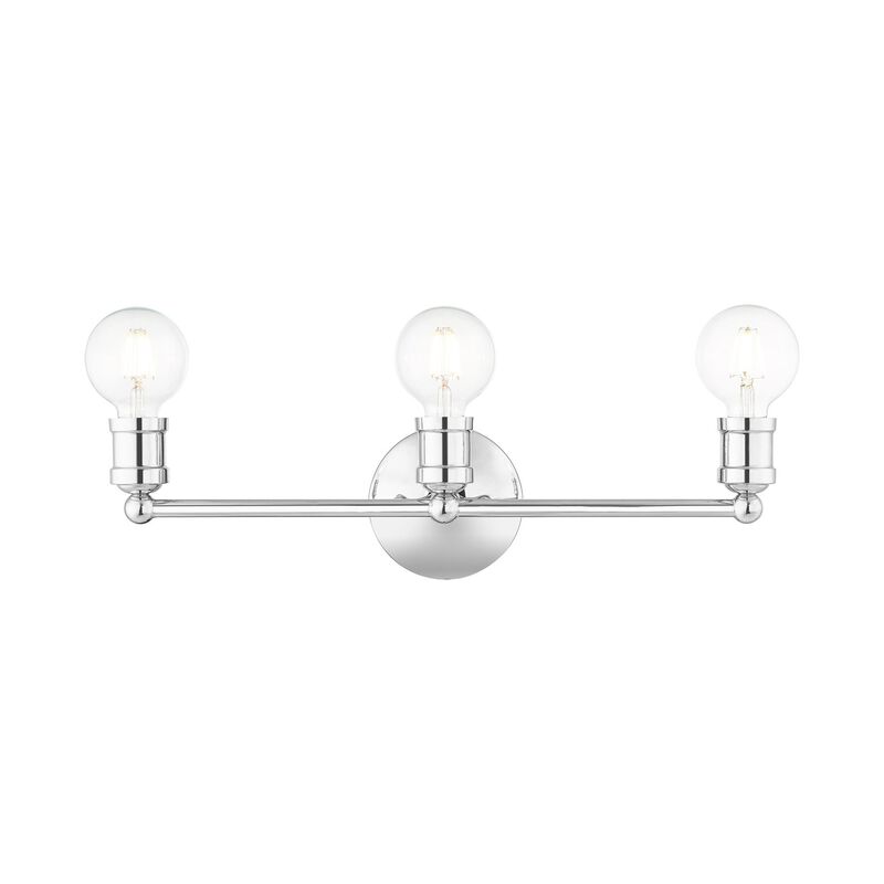 Lansdale 20 Inch 3 Light Bath Vanity Light by Livex Lighting