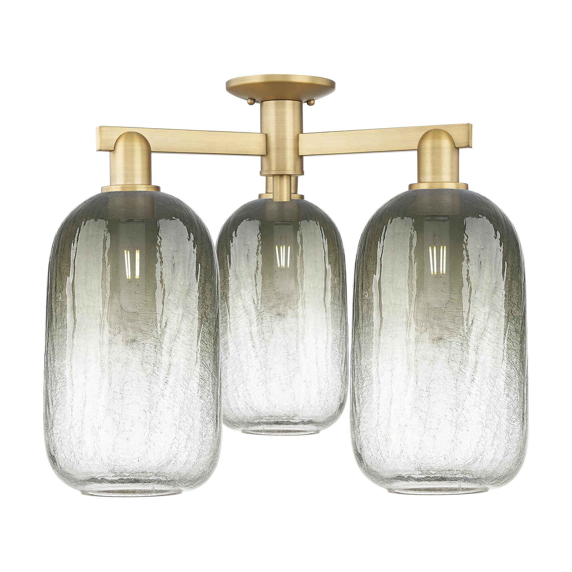 Bruno Marashlian Brookhaven Cloche 25 Inch Semi Flush Mount by Innovations Lighting