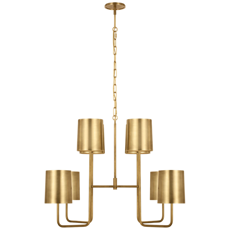 Barbara Barry Go Lightly 30 Inch 8 Light LED Chandelier by Visual Comfort Signature Collection