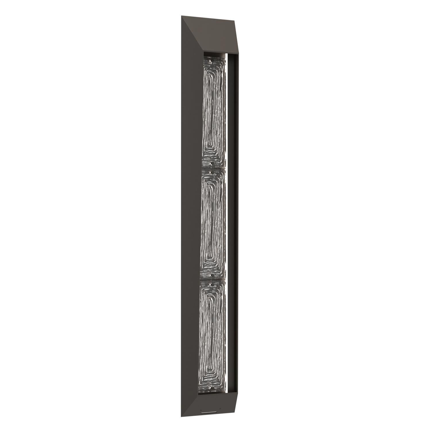 Shown in Statuary Bronze finish and Linea Cast Glass Motif accent
