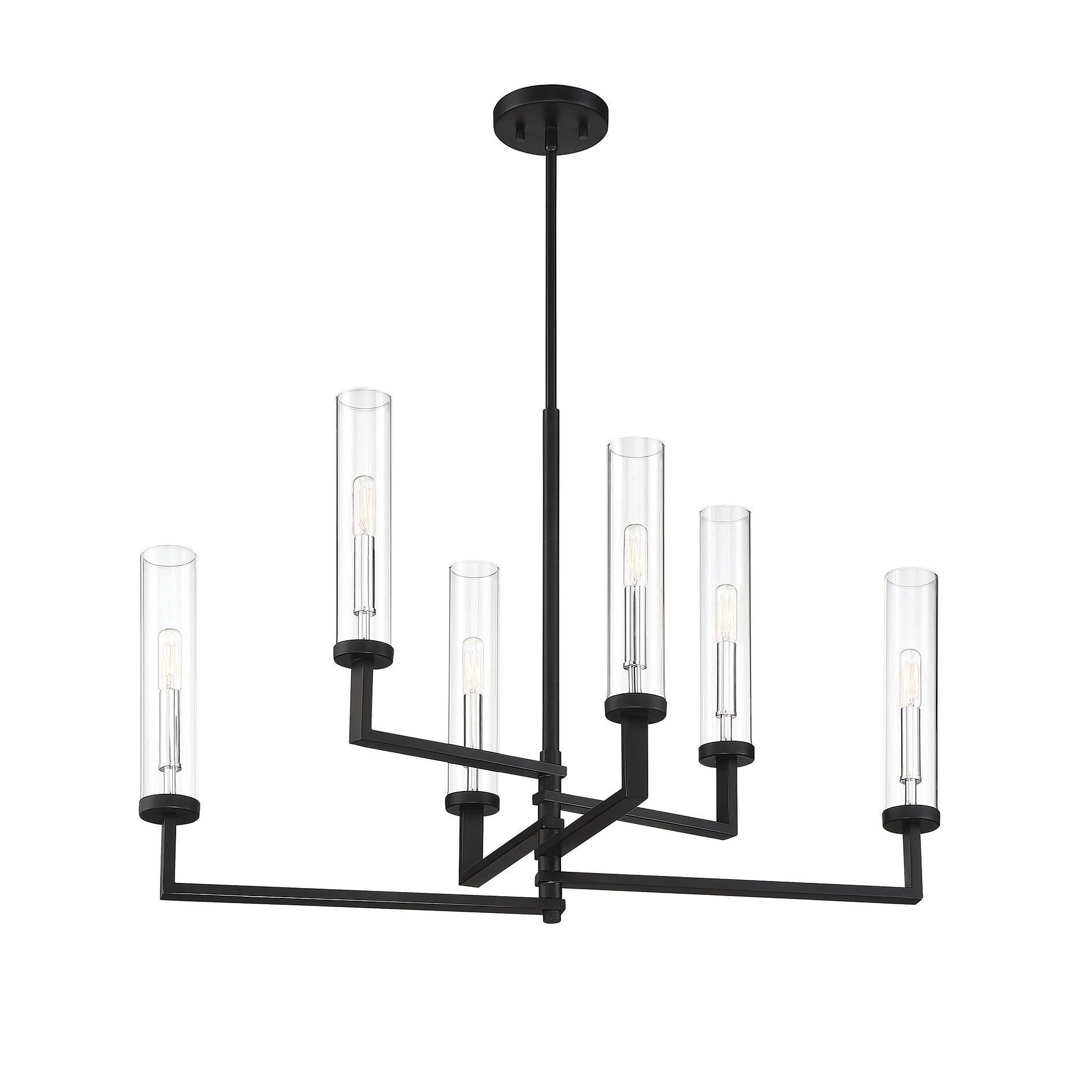 Folsom 34 Inch 6 Light Linear Suspension Light by Savoy House