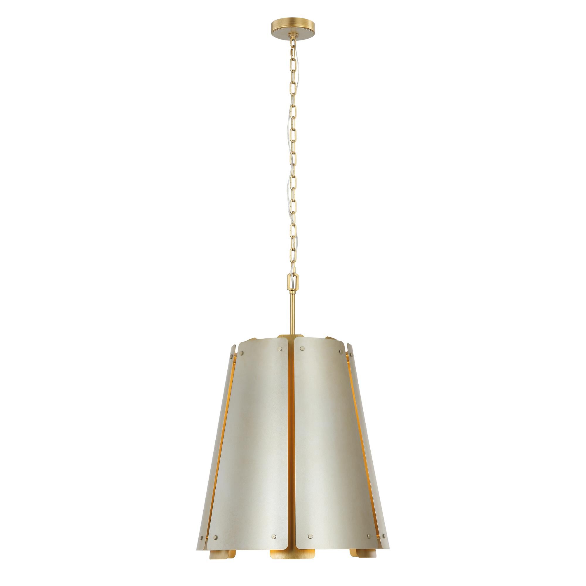 Shown in Gold and Brass finish and Gold shade