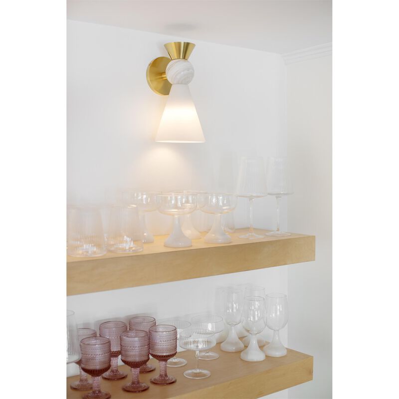 Megan Molten Mona Small Wall Sconce by Mitzi