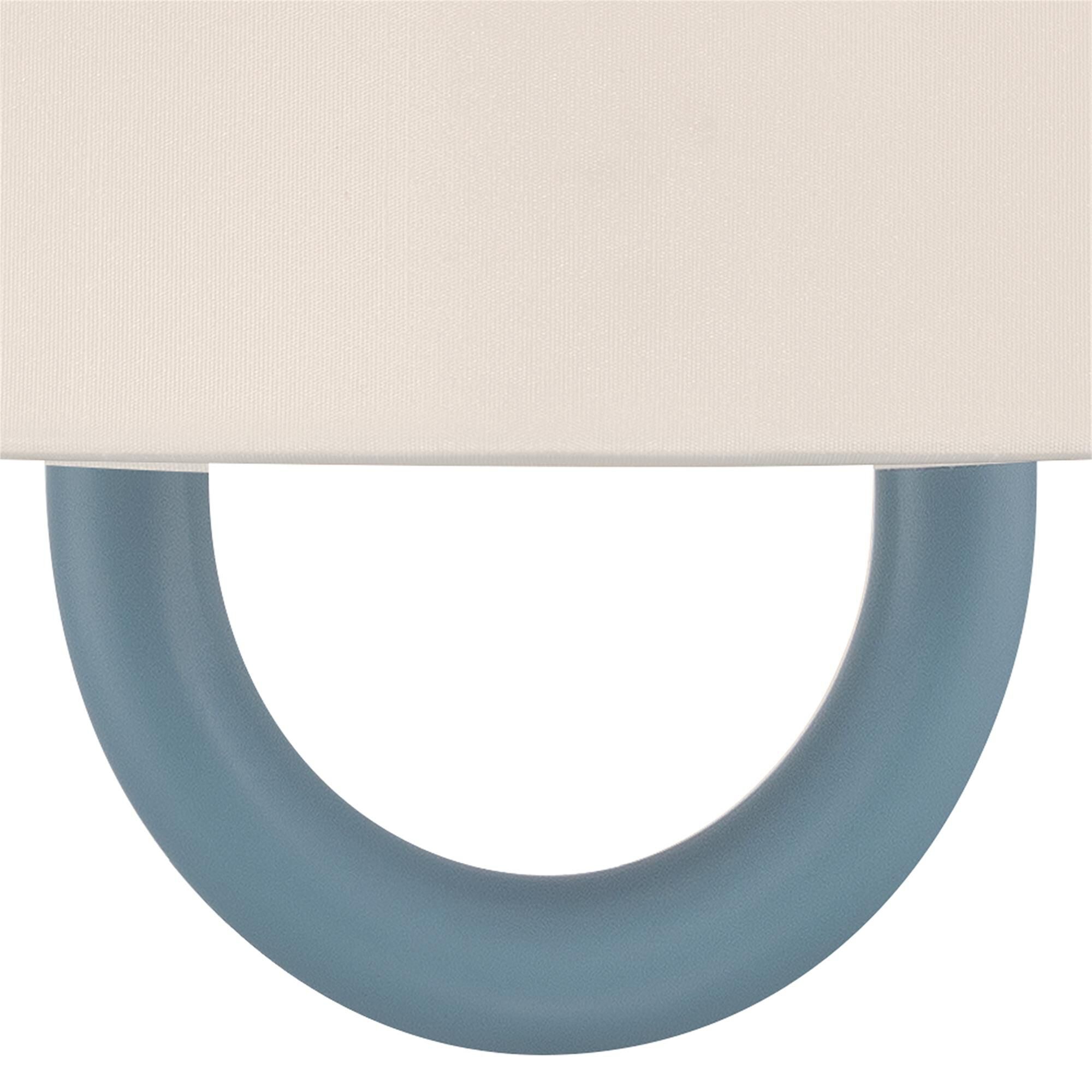 Shown in Vibrant Gold finish and Fabric glass and Fabric shade