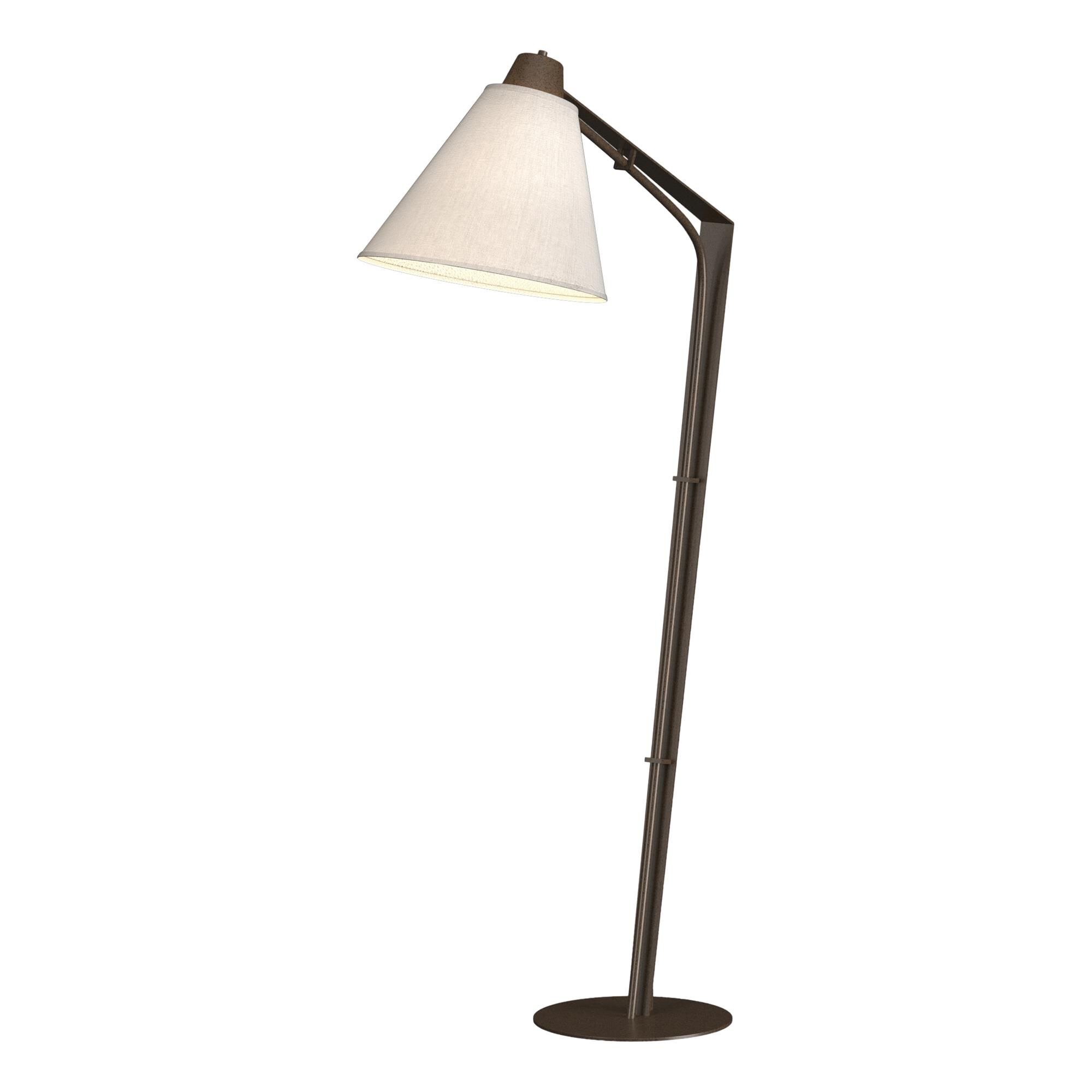 Shown in Bronze finish and Flax shade
