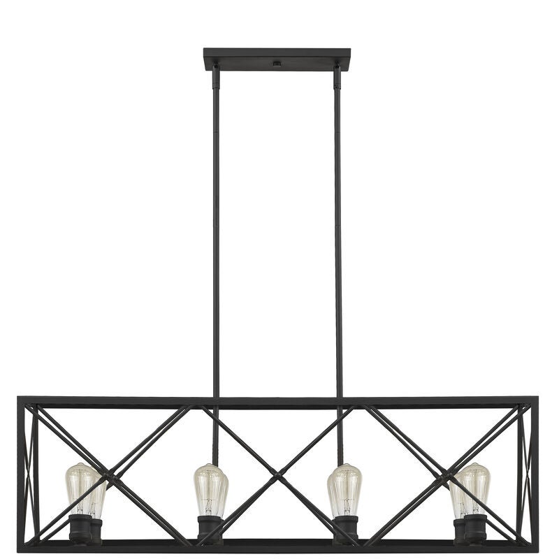 Brooklyn 39 Inch 8 Light Linear Suspension Light by Acclaim Lighting