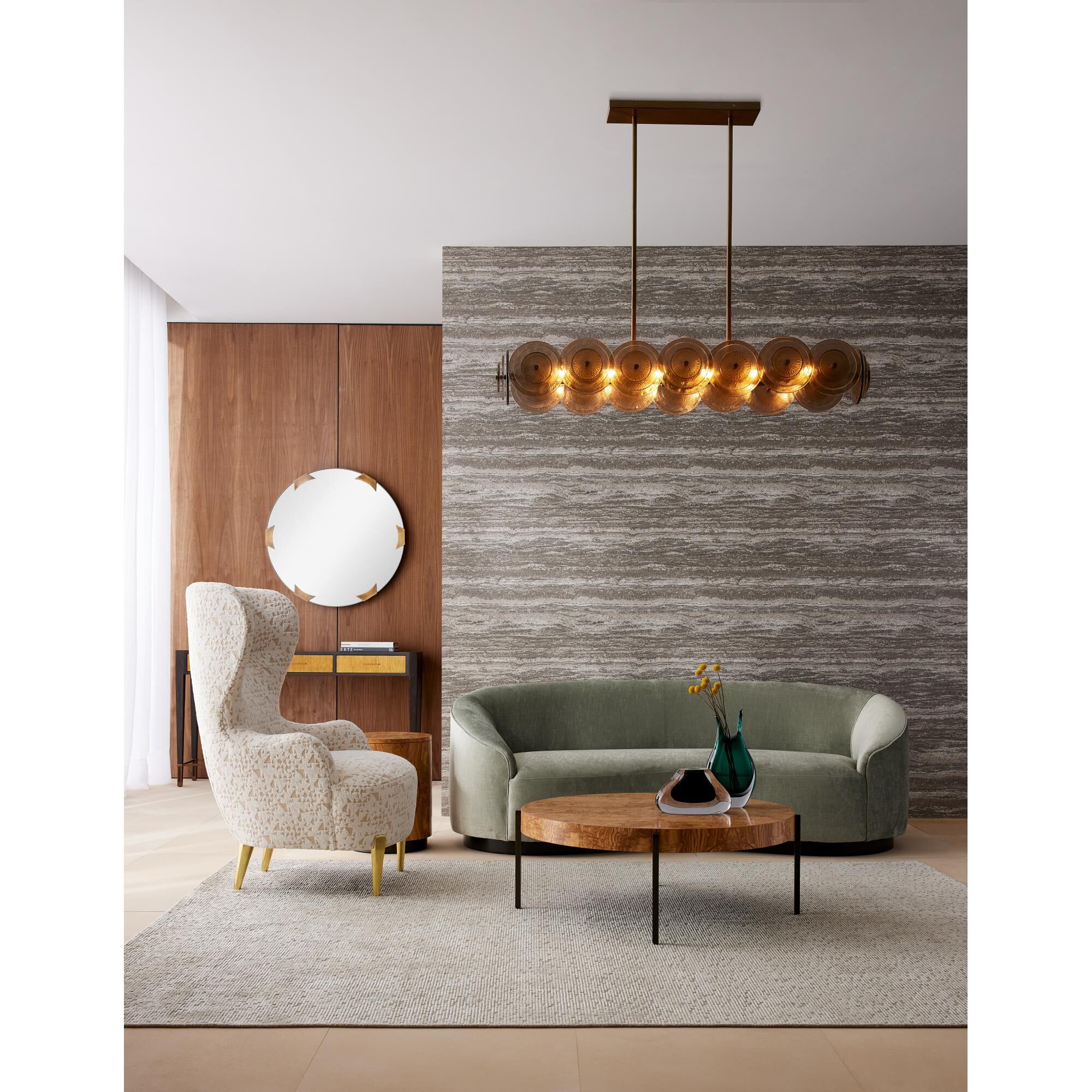 Shown in Antique Brass finish