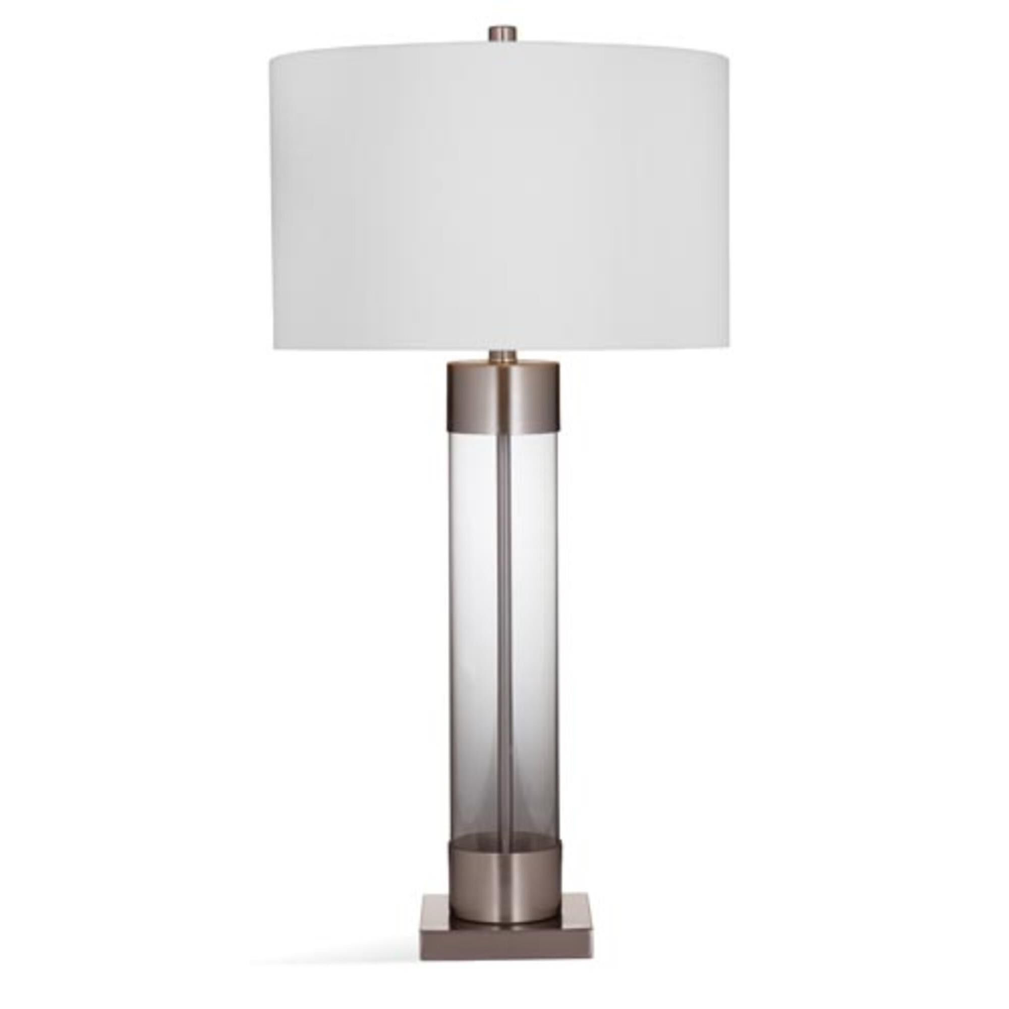 Shown in Clear - Brushed Nickel finish