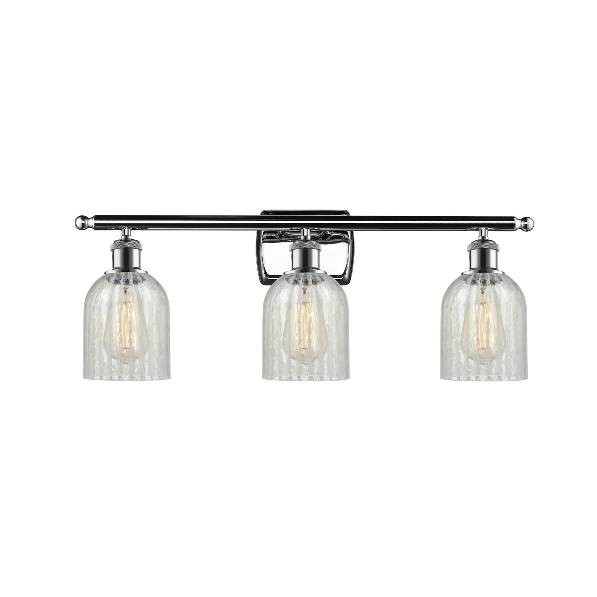 Shown in Polished Chrome finish and Mouchette glass