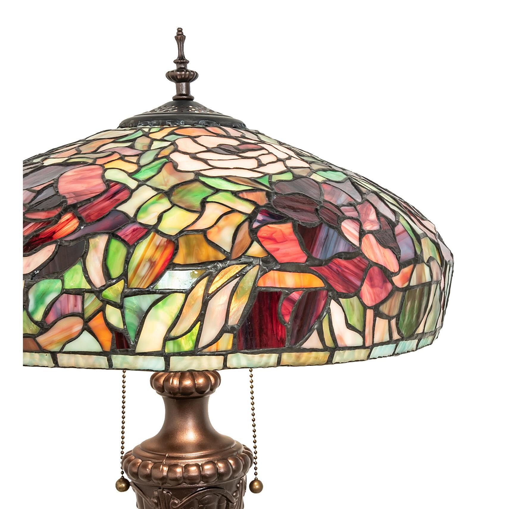 Shown with Ruby;Pink;Mauve;Green;Chocolate glass