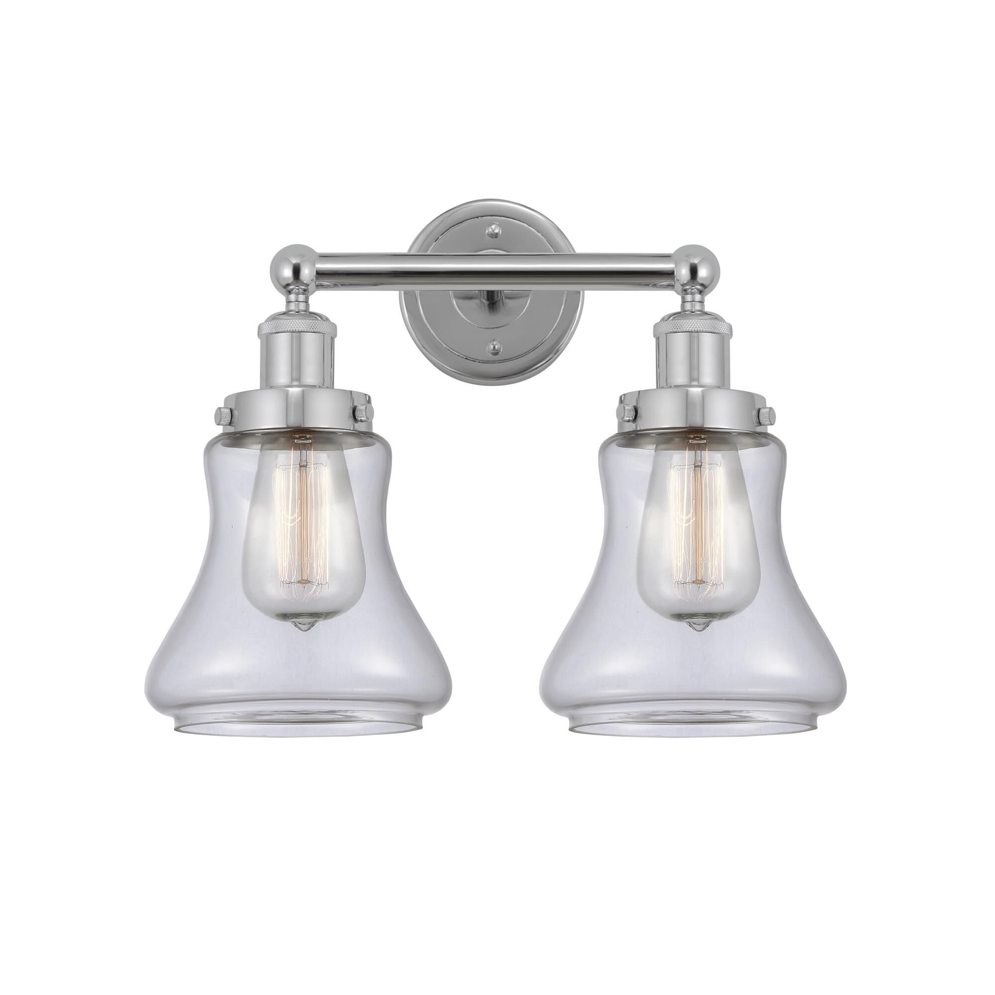 Shown in Polished Chrome, Clear finish and Clear glass and Clear Glass shade