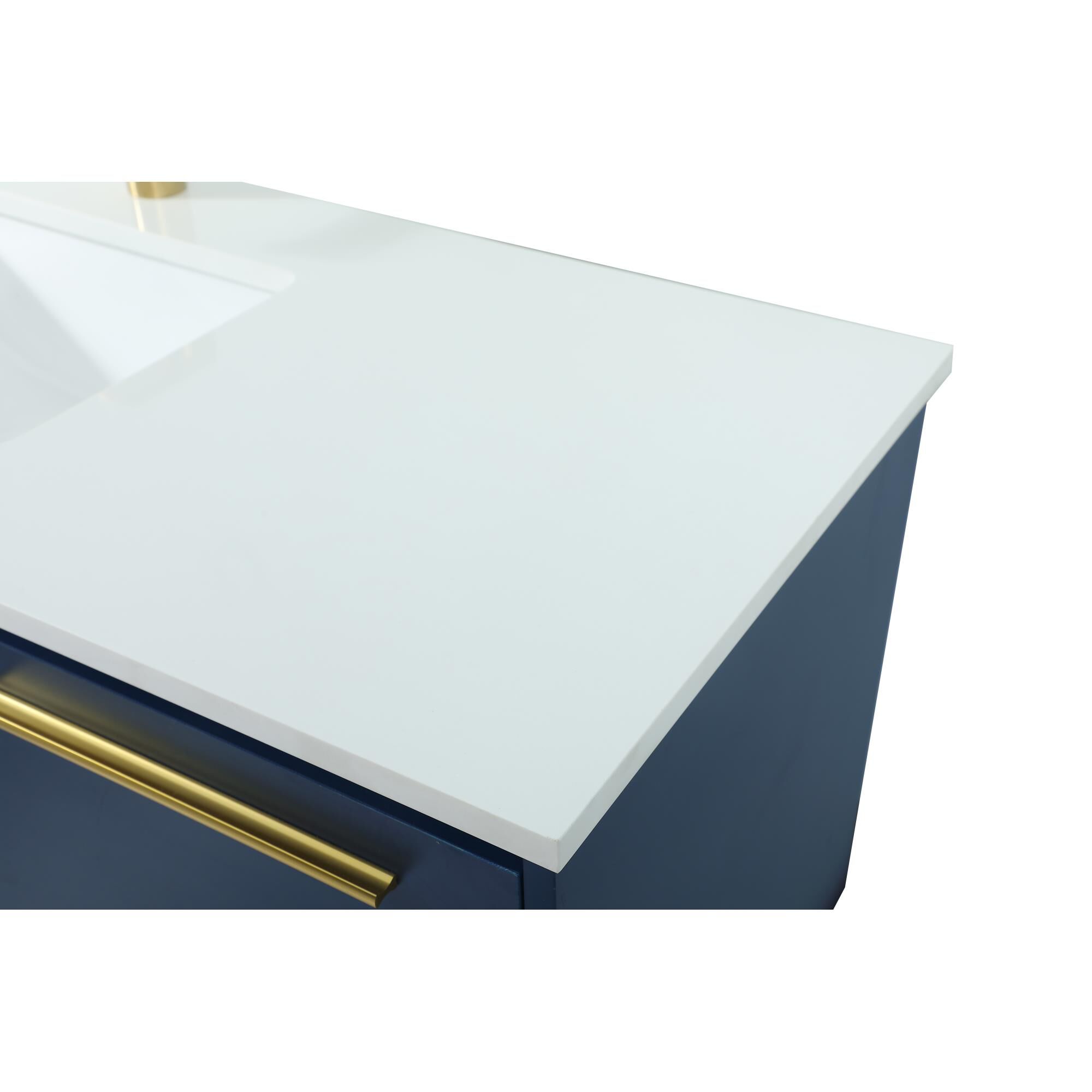 Shown in Blue finish