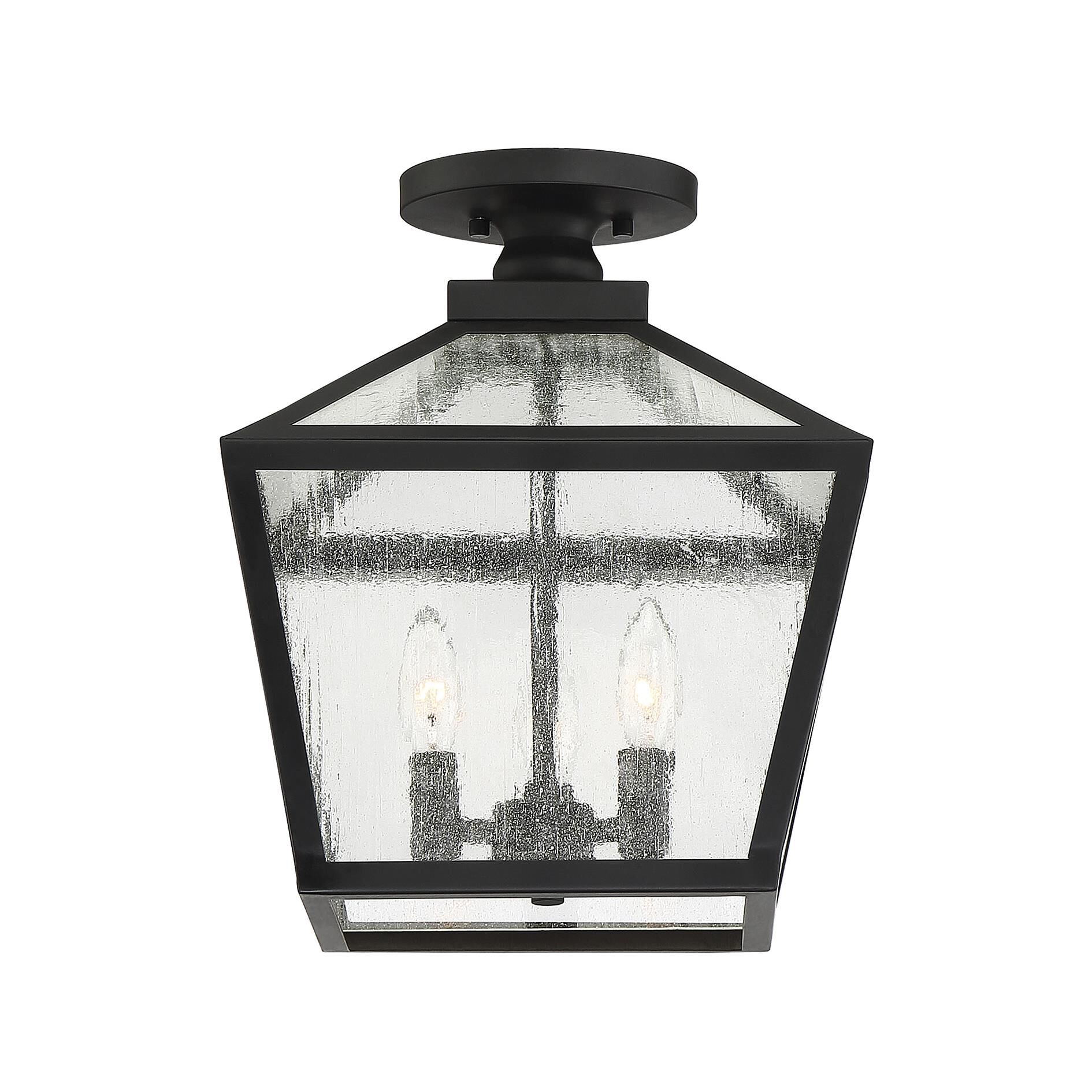 Woodstock 12 Inch 3 Light Outdoor Flush Mount by Savoy House