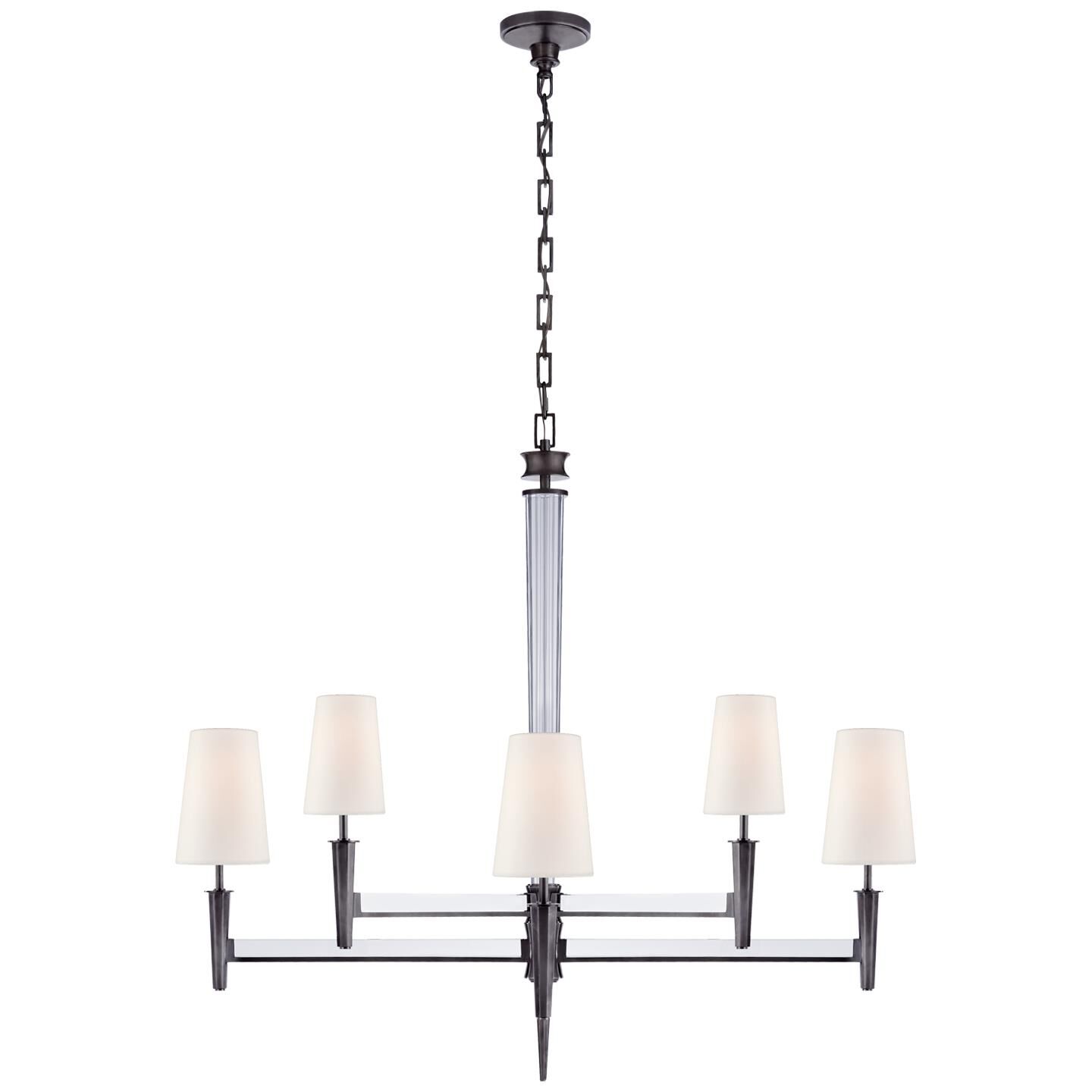 Thomas O'Brien Lyra 42 Inch 8 Light Chandelier by Visual Comfort Signature Collection
