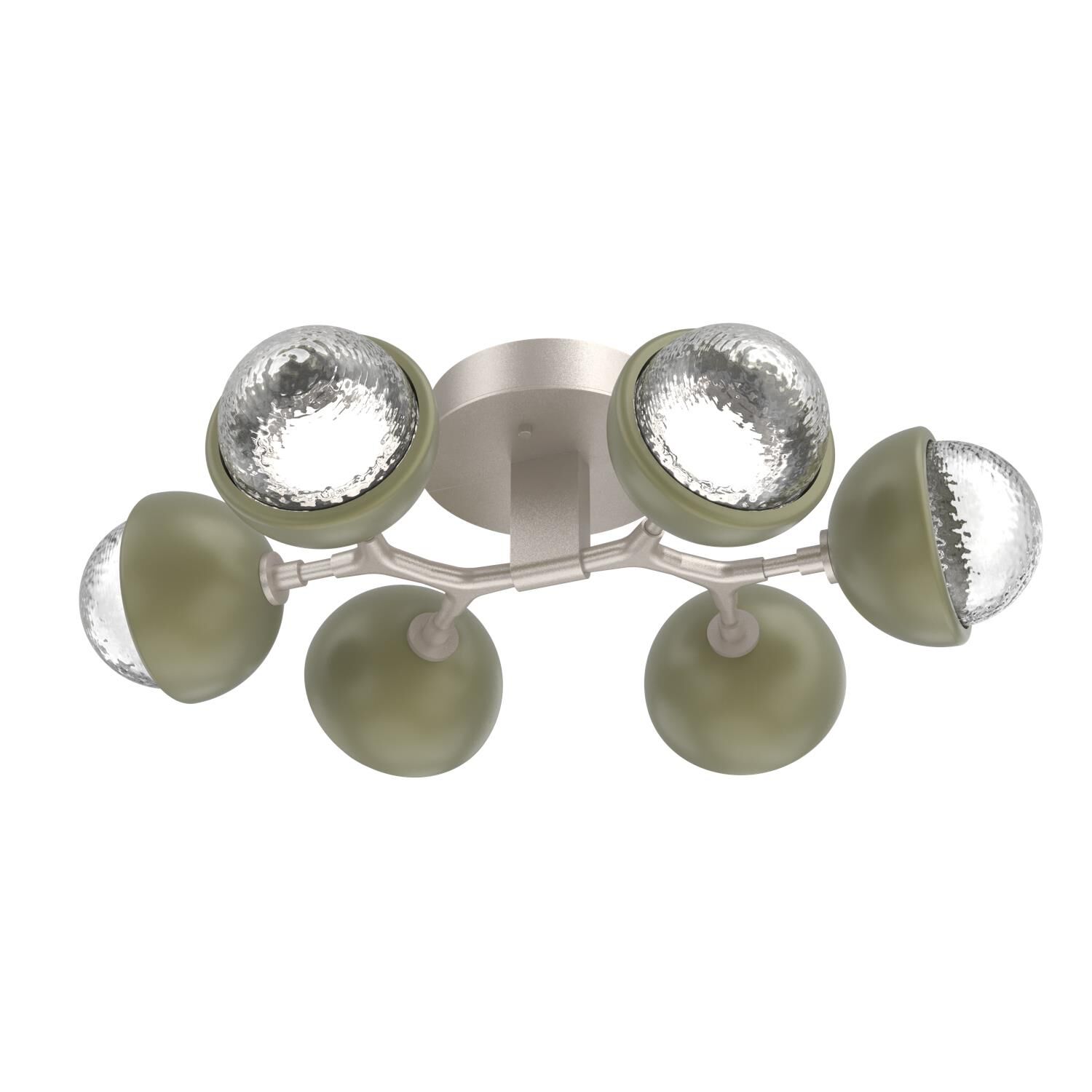 Levi Wilson Cabochon 27 Inch Flush Mount by Hammerton Studio