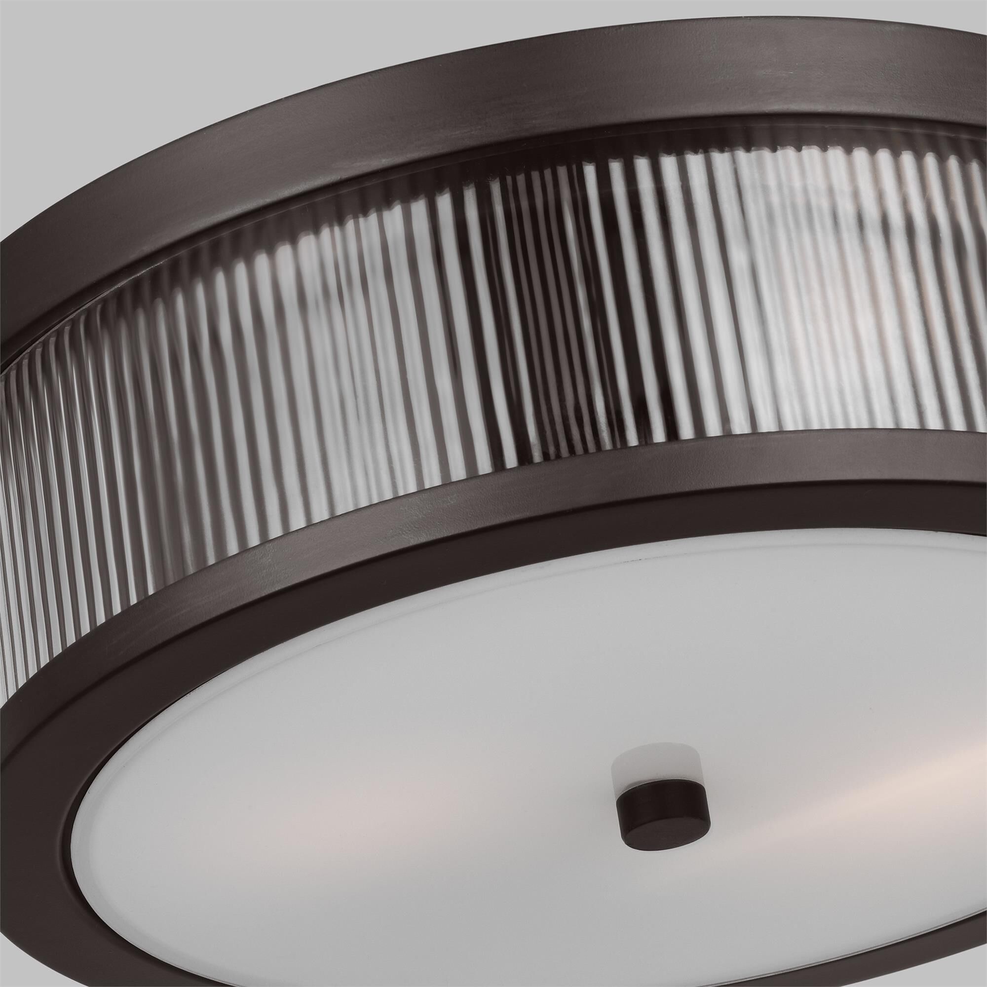 Chapman & Myers Geneva 14 Inch 2 Light Flush Mount,