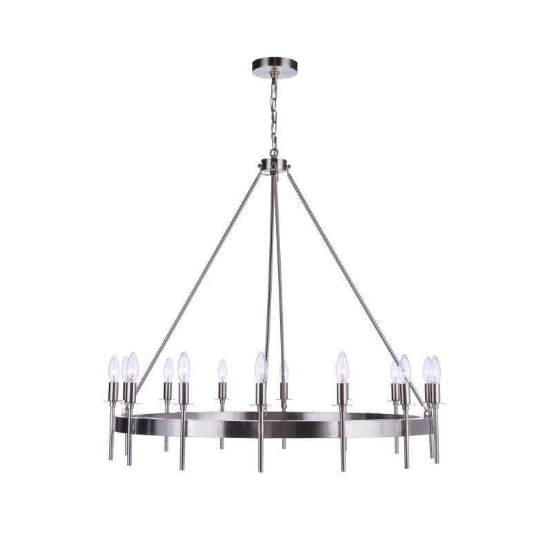 Larrson 36 Inch 14 Light Chandelier by Craftmade