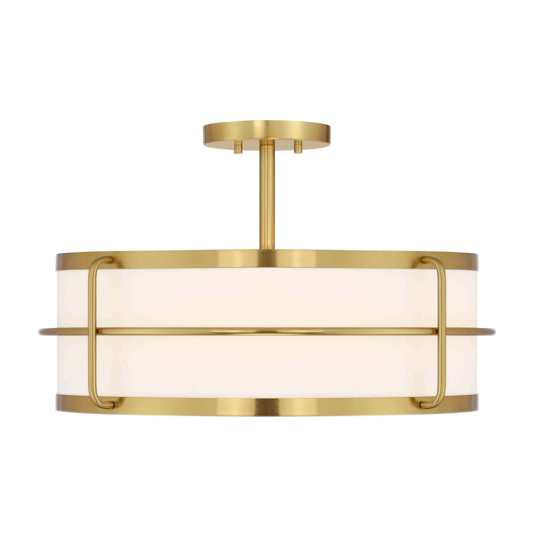 Chauncey 22 Inch Semi Flush Mount by Savoy House