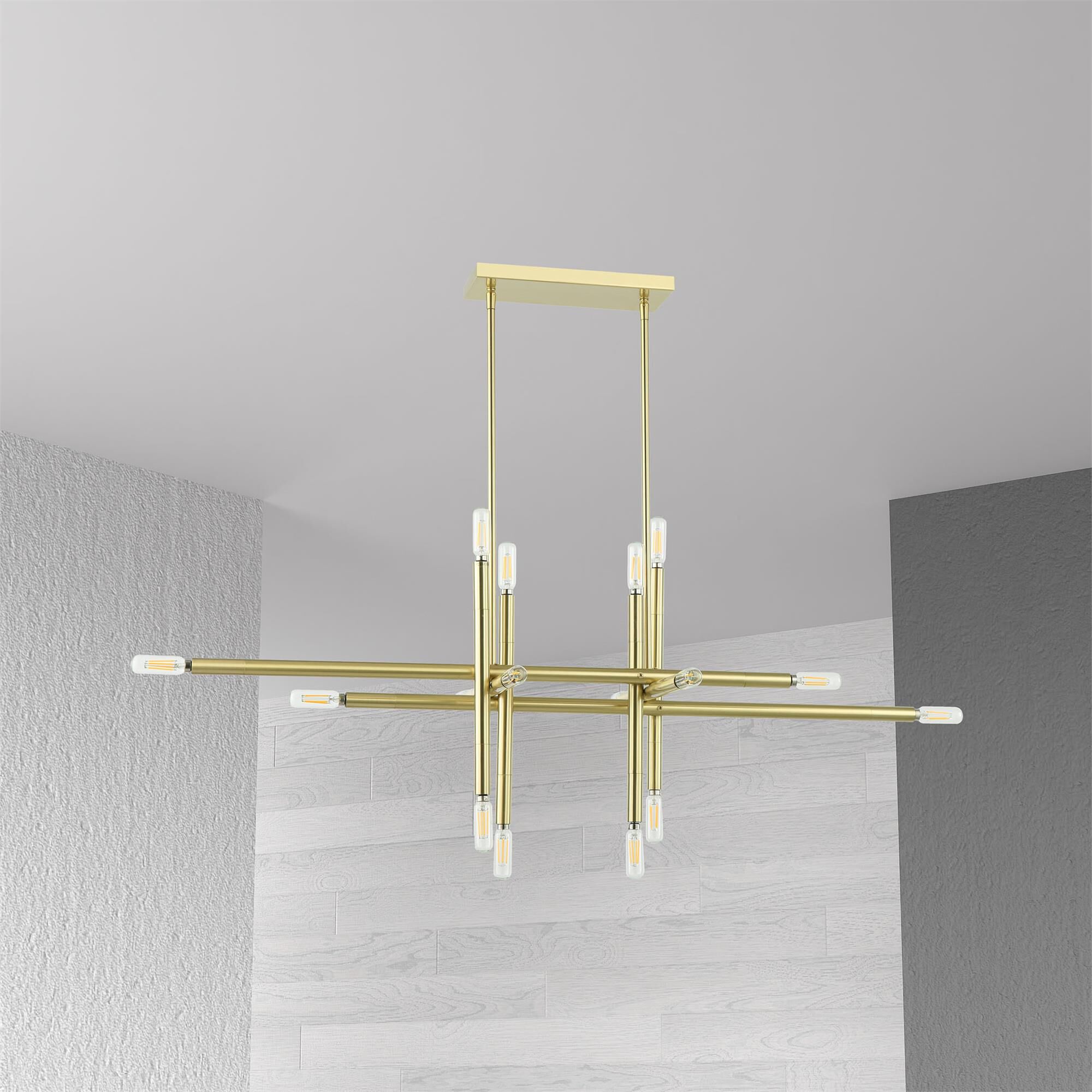 Kanata 40 Inch 16 Light Linear Suspension Light by Dainolite